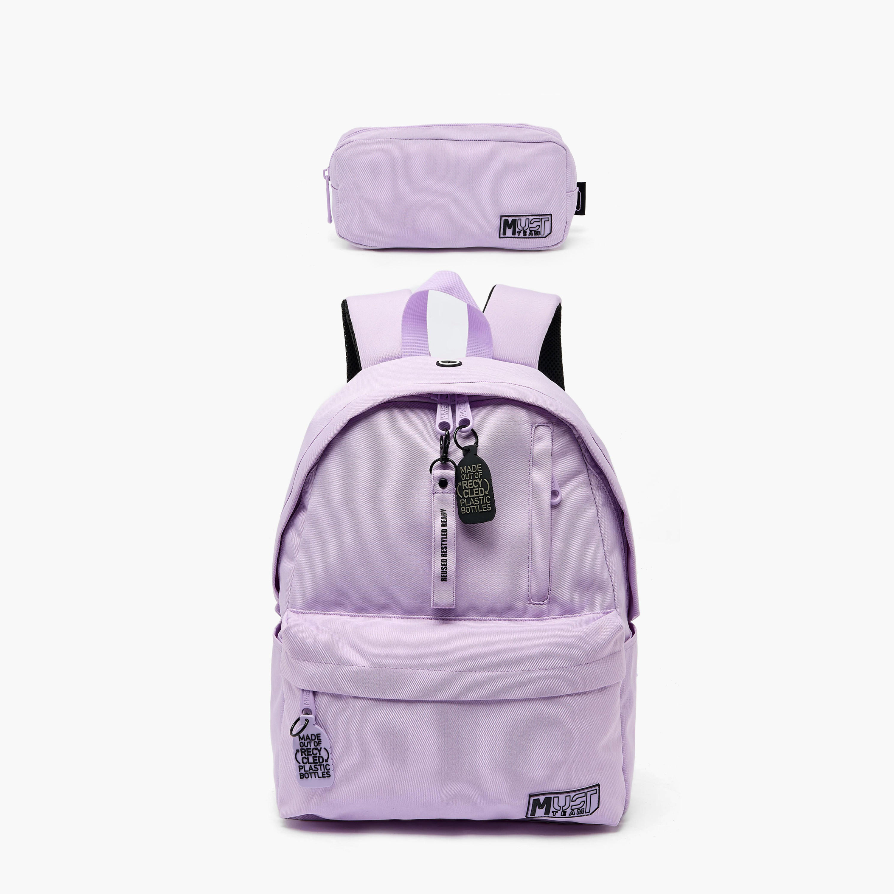 شنطة ظهر سادة للبنات 8-13 سنة بأحزمة قابلة للتعديل من مست تيم - 17 بوصة-school-bagsandbackpacks-backpacks-image-12