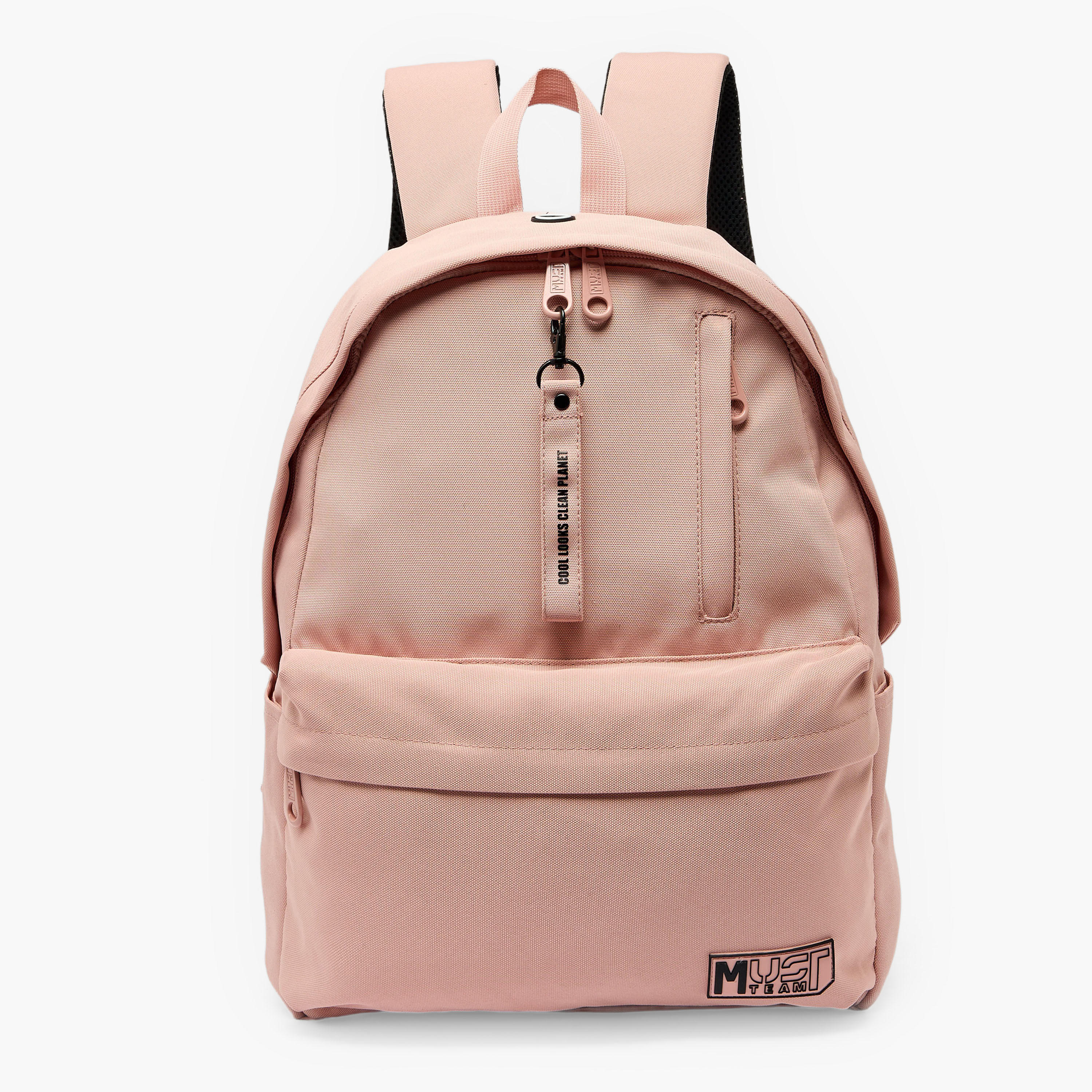 شنطة ظهر سادة بحمالات كتف قابلة للتعديل للبنات 8 - 13 سنة من ماست تيم - 17 بوصة-school-bagsandbackpacks-backpacks-image-1