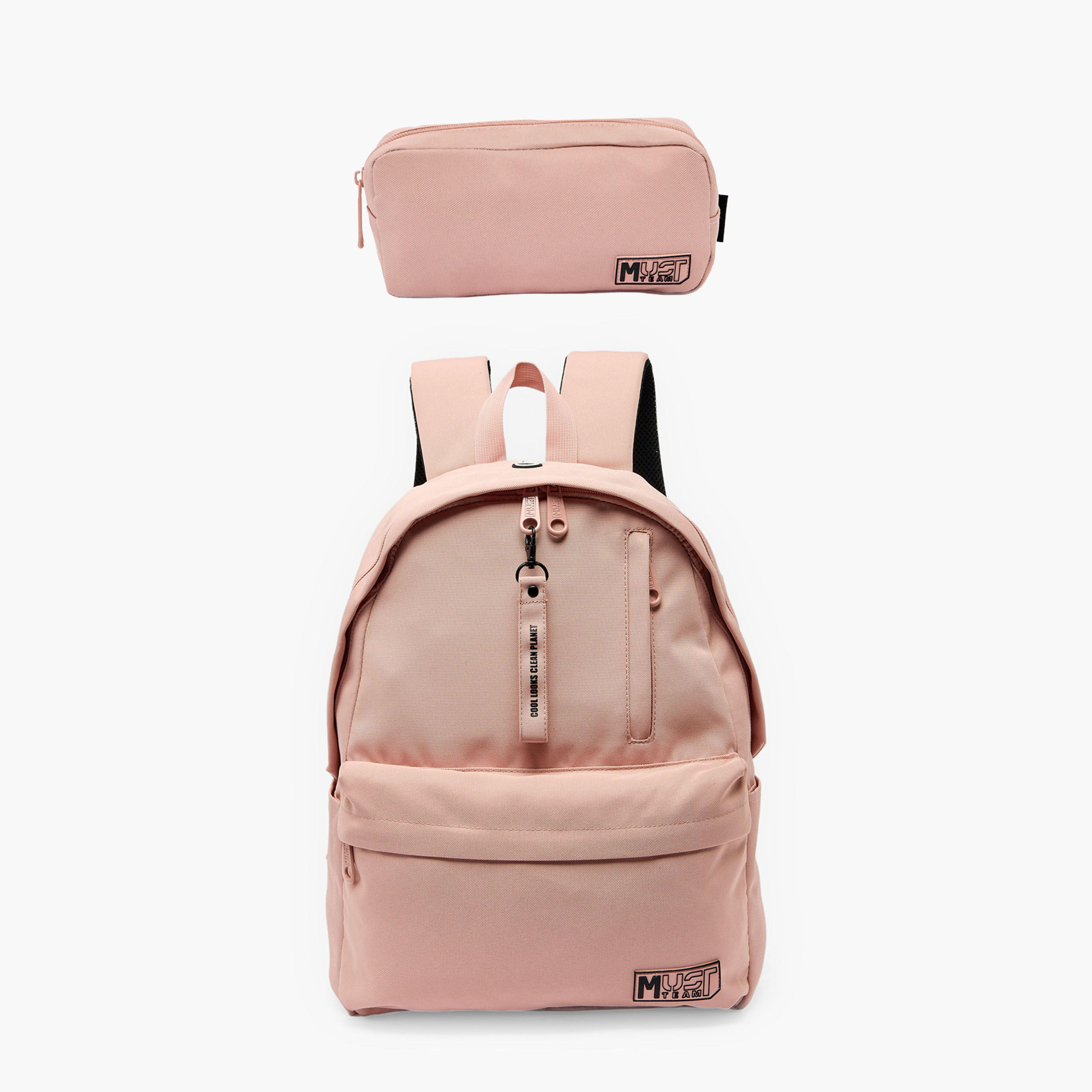 شنطة ظهر سادة بحمالات كتف قابلة للتعديل للبنات 8 - 13 سنة من ماست تيم - 17 بوصة-school-bagsandbackpacks-backpacks-image-11