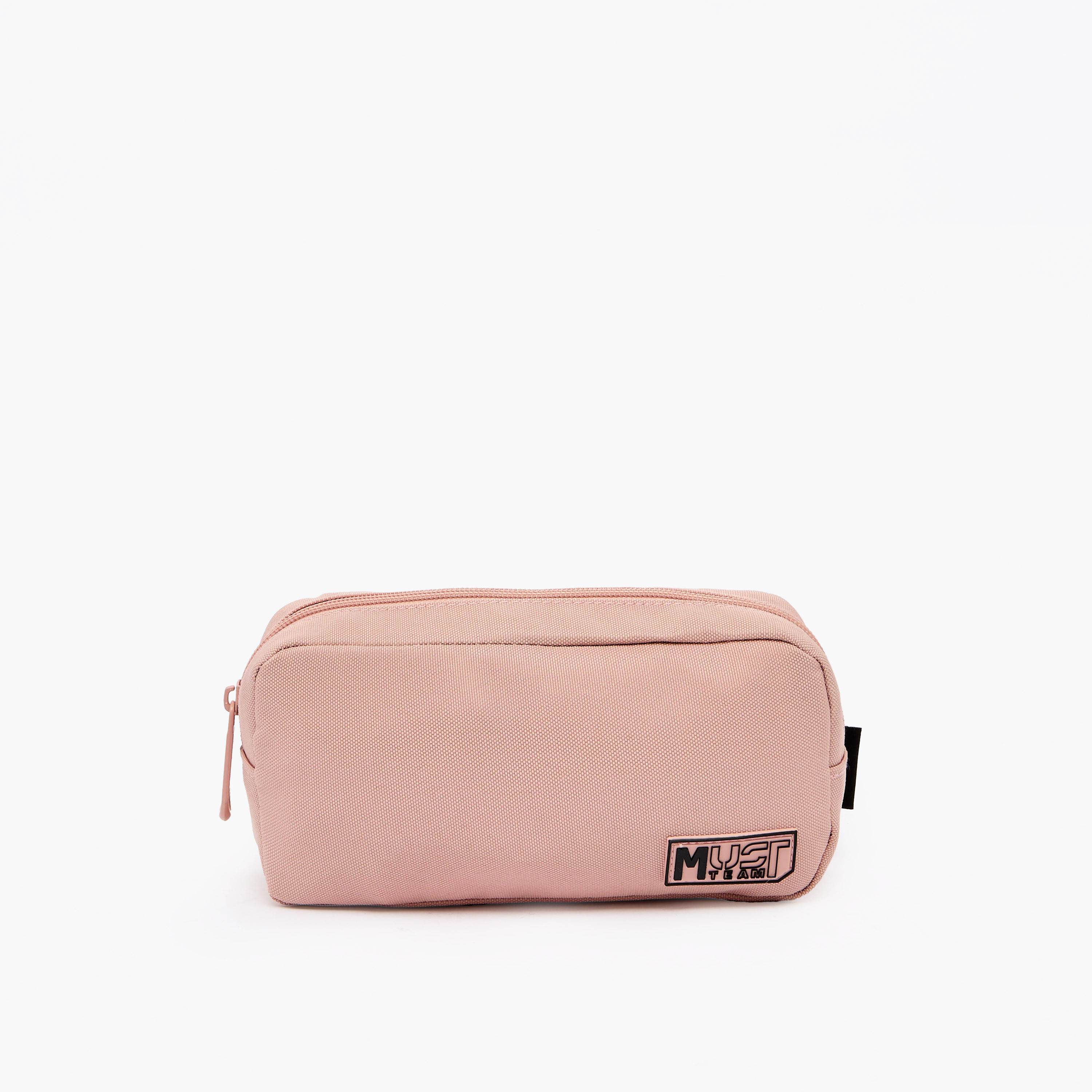 مقلمة سادة بسحاب إغلاق آمن من مست تيم-school-stationery-pencilcases-image-1