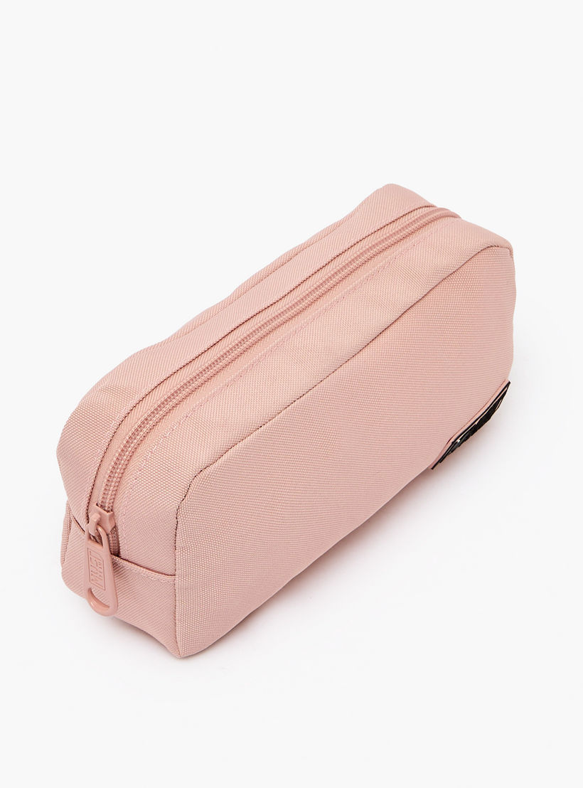 مقلمة سادة بسحاب إغلاق آمن من مست تيم-school-stationery-pencilcases-image-3