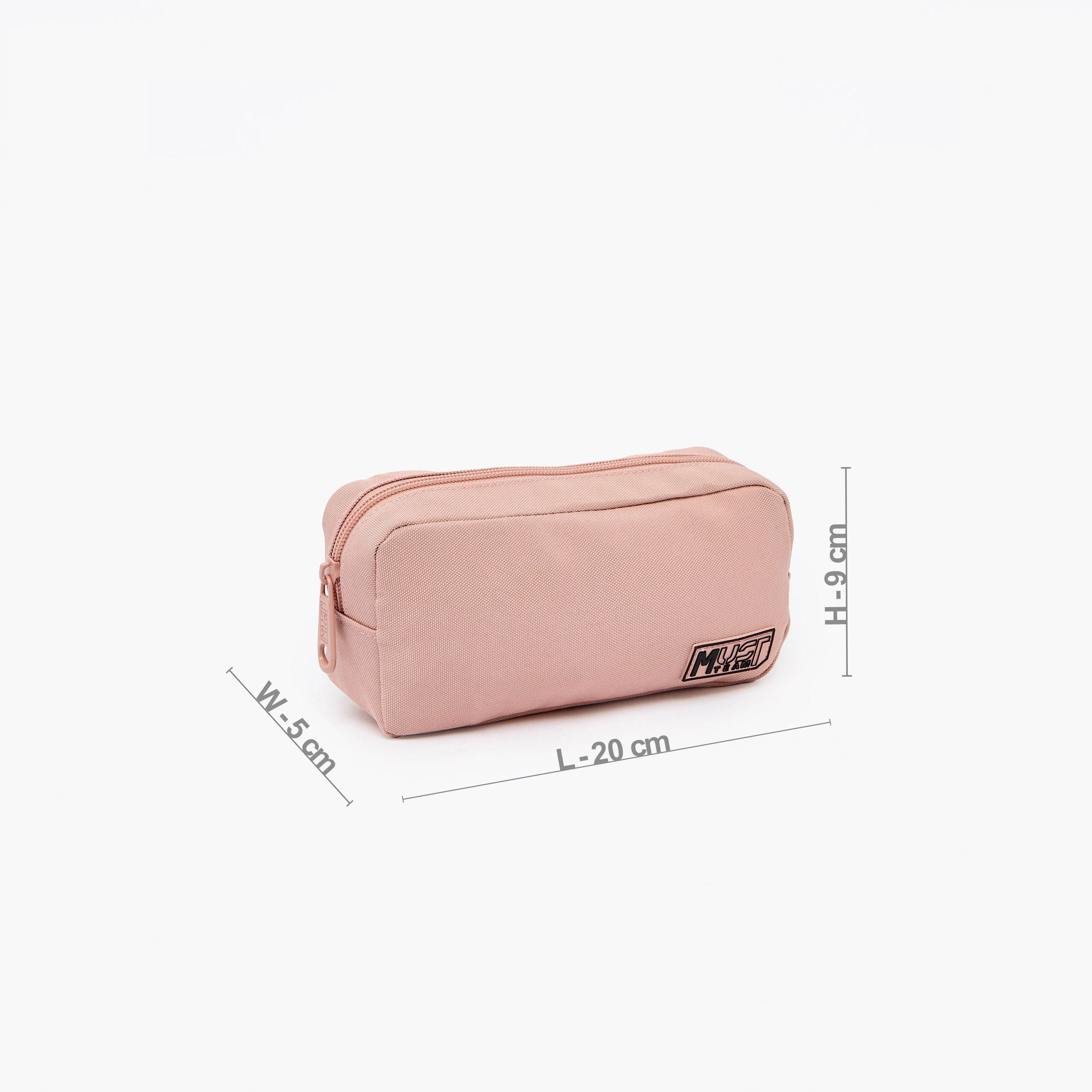 مقلمة سادة بسحاب إغلاق آمن من مست تيم-school-stationery-pencilcases-image-4