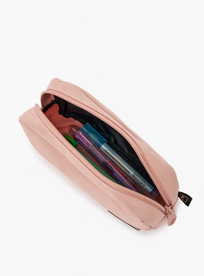 مقلمة سادة بسحاب إغلاق آمن من مست تيم-school-stationery-pencilcases-image-8