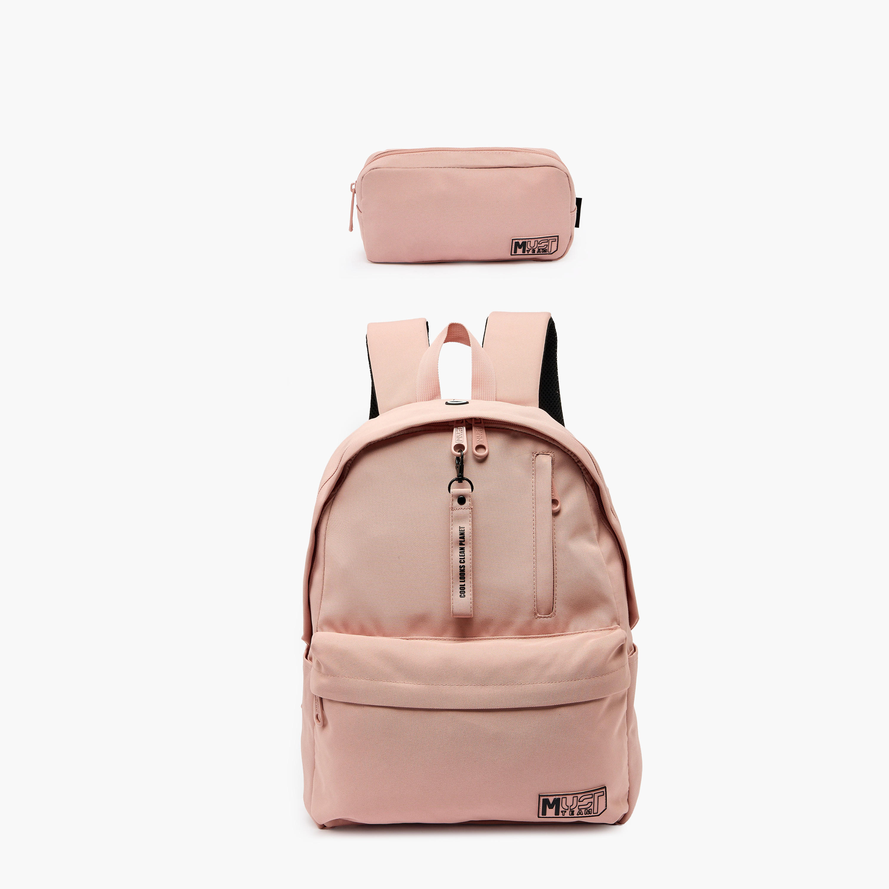مقلمة سادة بسحاب إغلاق آمن من مست تيم-school-stationery-pencilcases-image-9