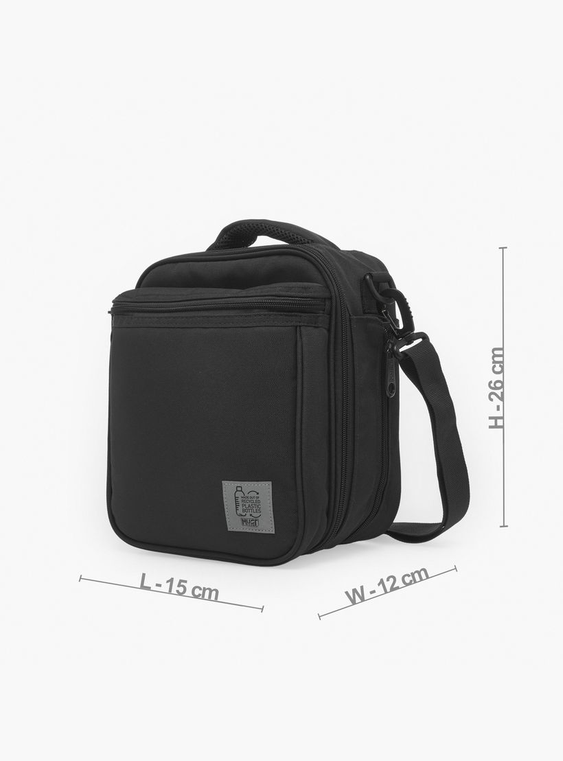 شنطة غداء سادة بحزام قابل للفصل للأولاد من 8 - 13 سنة من ماست تيم-school-lunchessentials-lunchbags-image-7