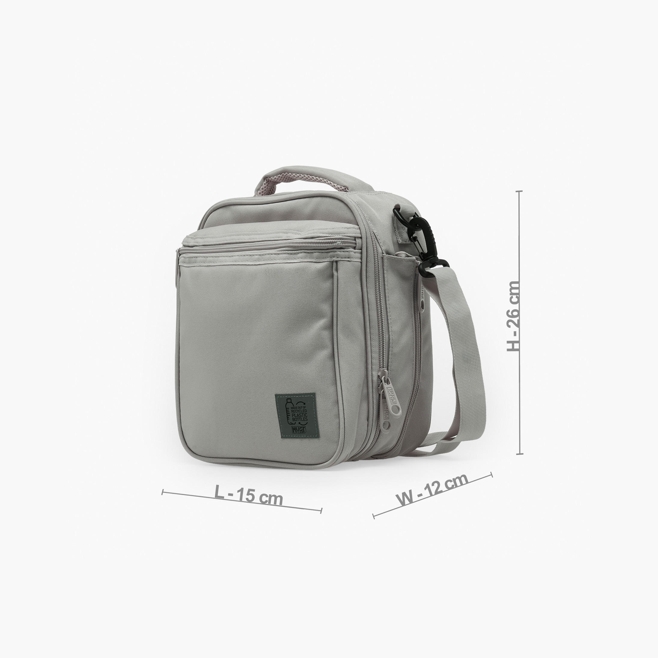 MustTeam Solid Lunch Bag for Boys 8-13 Years with Detachable Strap-school-lunchessentials-lunchbags-image-7