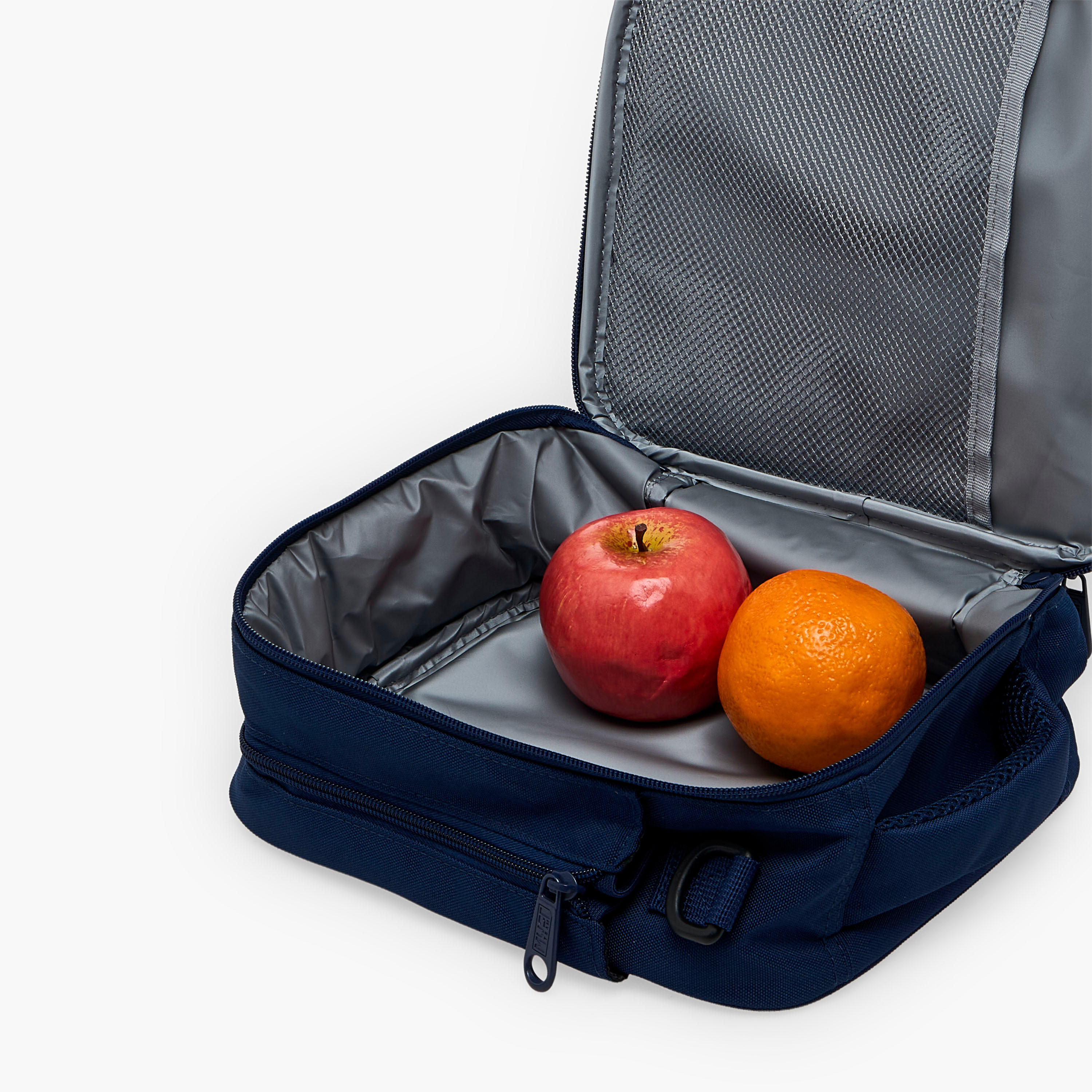 شنطة غداء سادة بحزام قابل للفصل للأولاد من 8 - 13 سنة من ماست تيم-school-lunchessentials-lunchbags-image-6