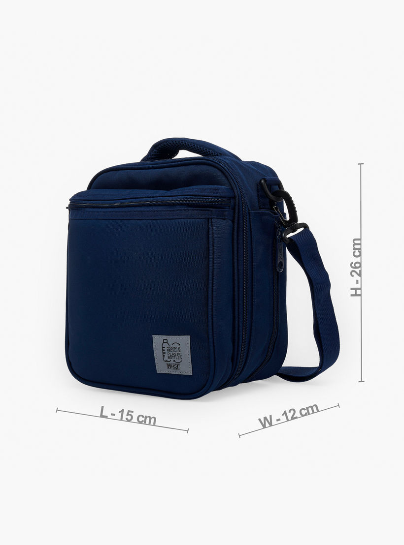 شنطة غداء سادة بحزام قابل للفصل للأولاد من 8 - 13 سنة من ماست تيم-school-lunchessentials-lunchbags-image-7