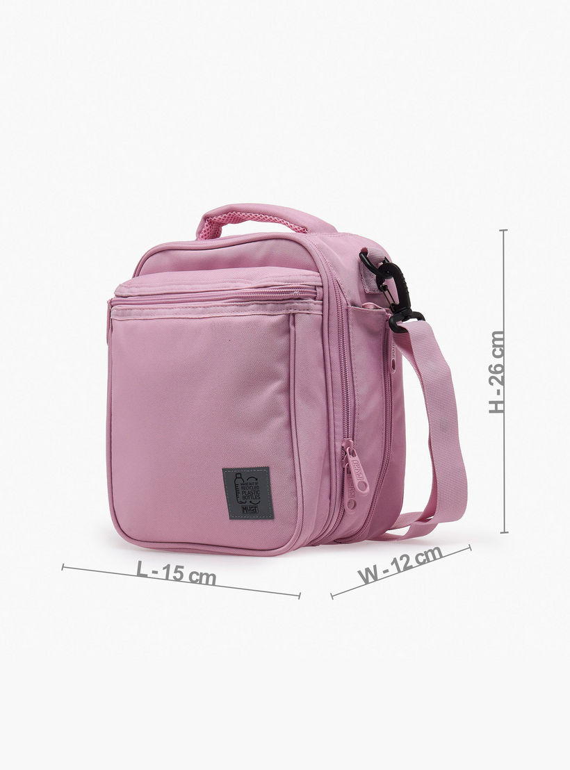 شنطة غداء سادة للبنات من 8-13 سنة مع حزام قابل للفصل من ماست تيم-school-lunchessentials-lunchbags-image-7