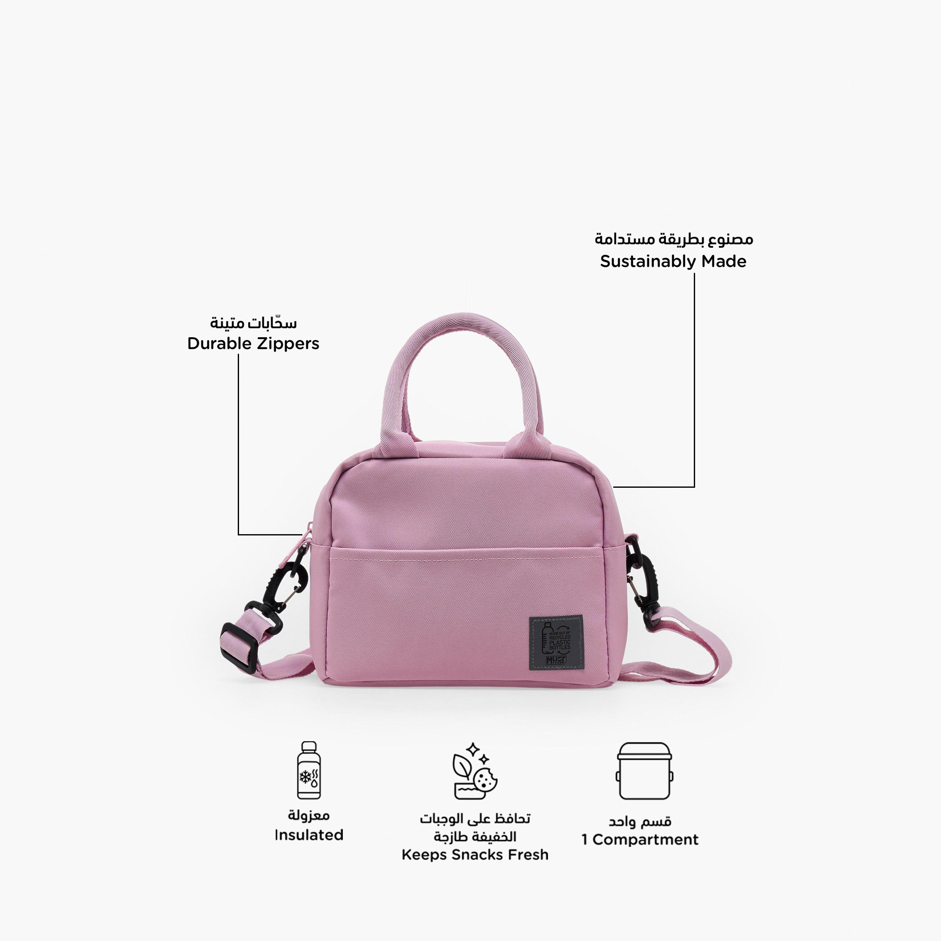 MustTeam Solid Lunch Bag for Girls 8-13 Years with Detachable Strap-school-lunchessentials-lunchbags-image-2