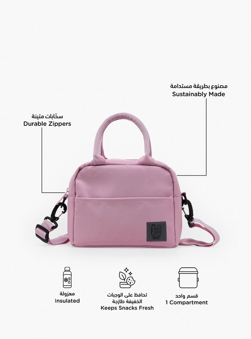 MustTeam Solid Lunch Bag for Girls 8-13 Years with Detachable Strap-school-lunchessentials-lunchbags-image-2