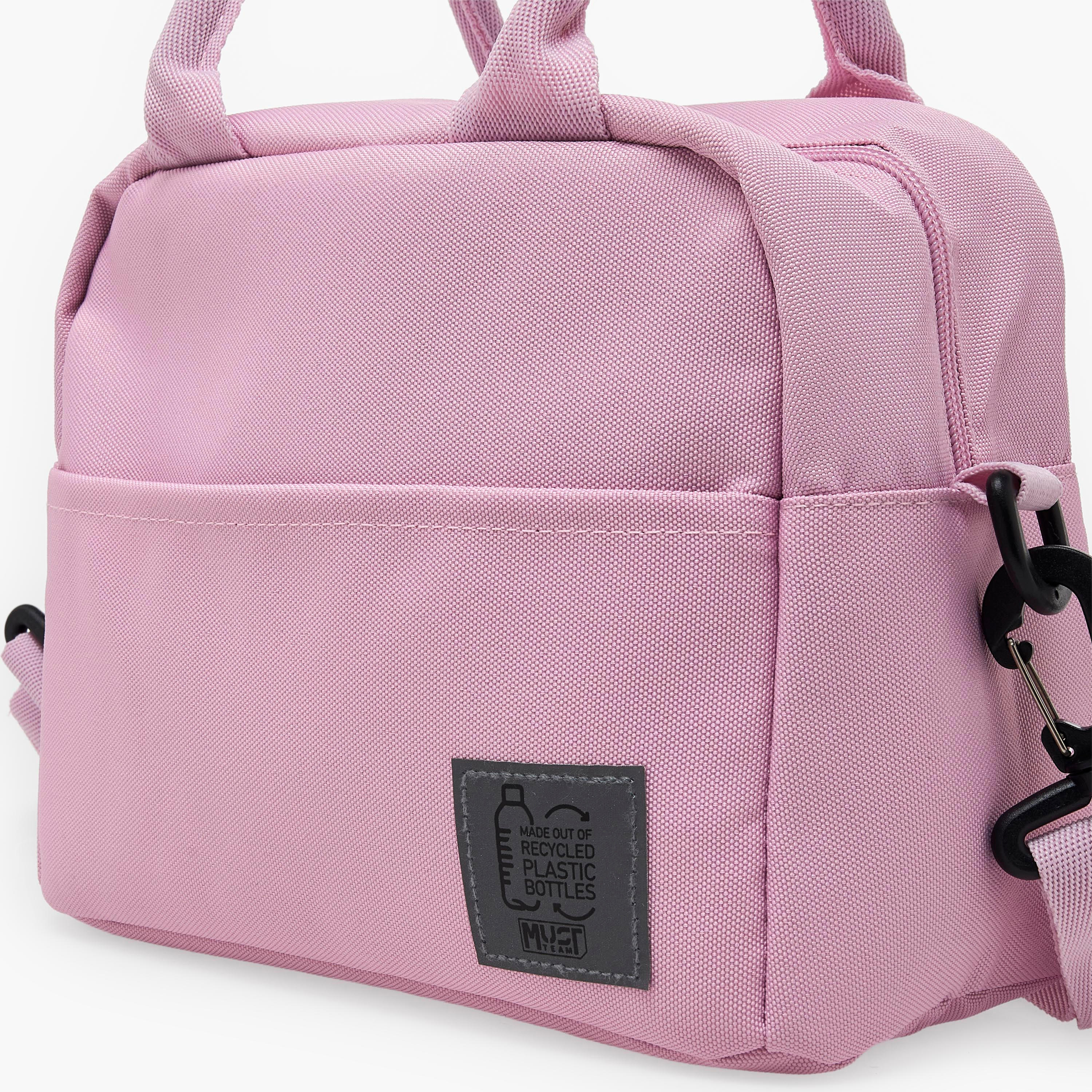 MustTeam Solid Lunch Bag for Girls 8-13 Years with Detachable Strap-school-lunchessentials-lunchbags-image-3
