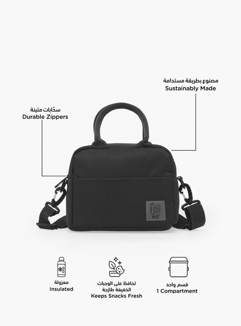 MustTeam Solid Lunch Bag for Boys 8-13 Years with Detachable Strap-school-lunchessentials-lunchbags-image-2