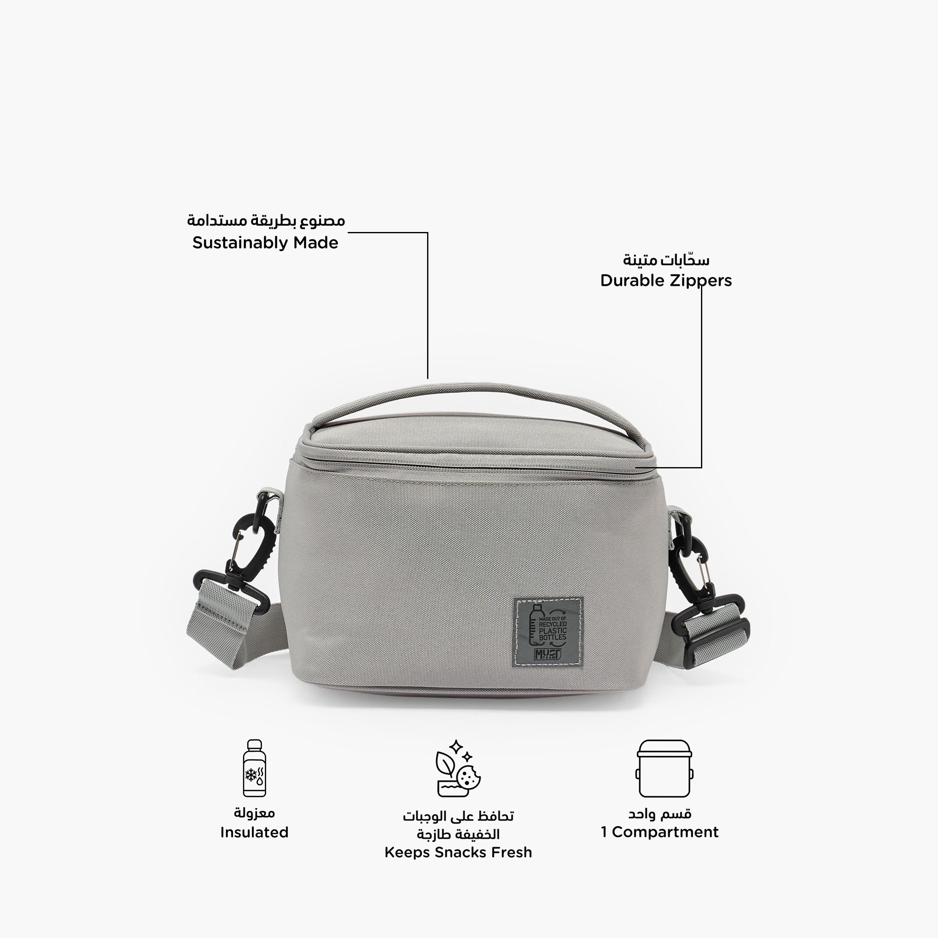 MustTeam Solid Lunch Bag for Boys 8-13 Years with Detachable Strap-school-lunchessentials-lunchbags-image-2