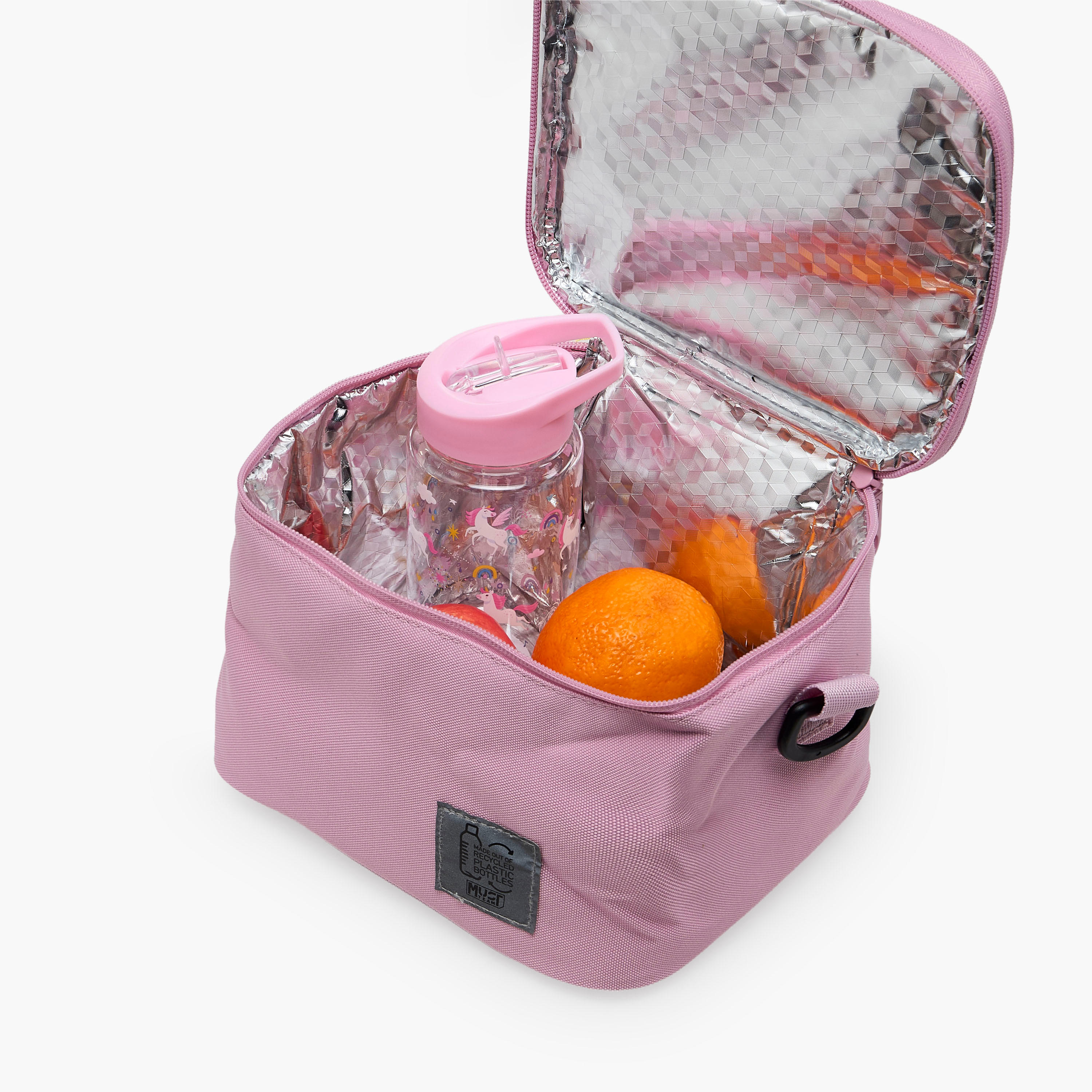 شنطة غداء سادة بحزام قابل للفصل للبنات بعمر 8-13 سنة من ماست تيم-school-lunchessentials-lunchbags-image-4