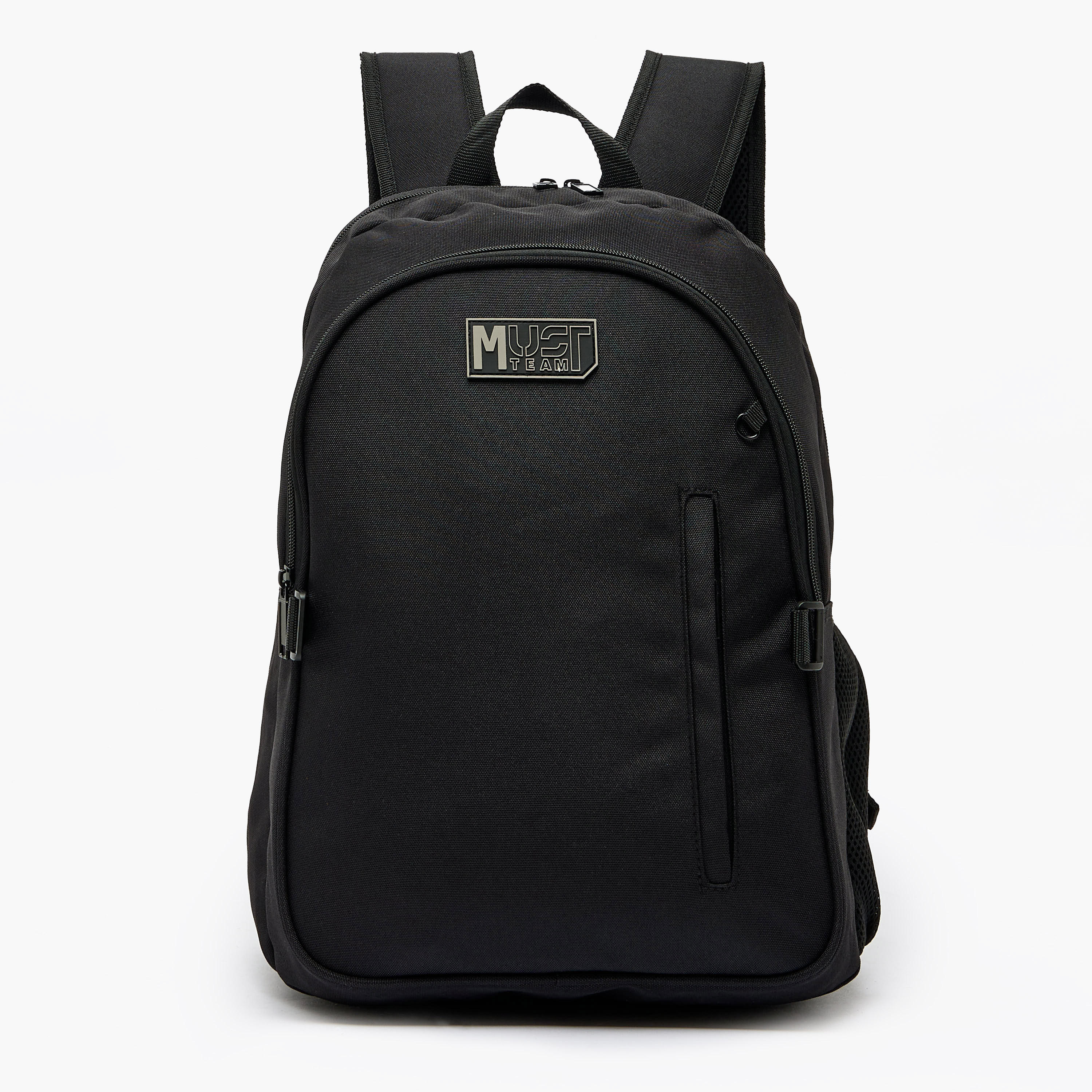 MustTeam Solid 3-Piece School Backpack Set Boys 8-13 Years with Lunch Bag and Pouch - 16 inches-school-bagsandbackpacks-backpacks-image-5