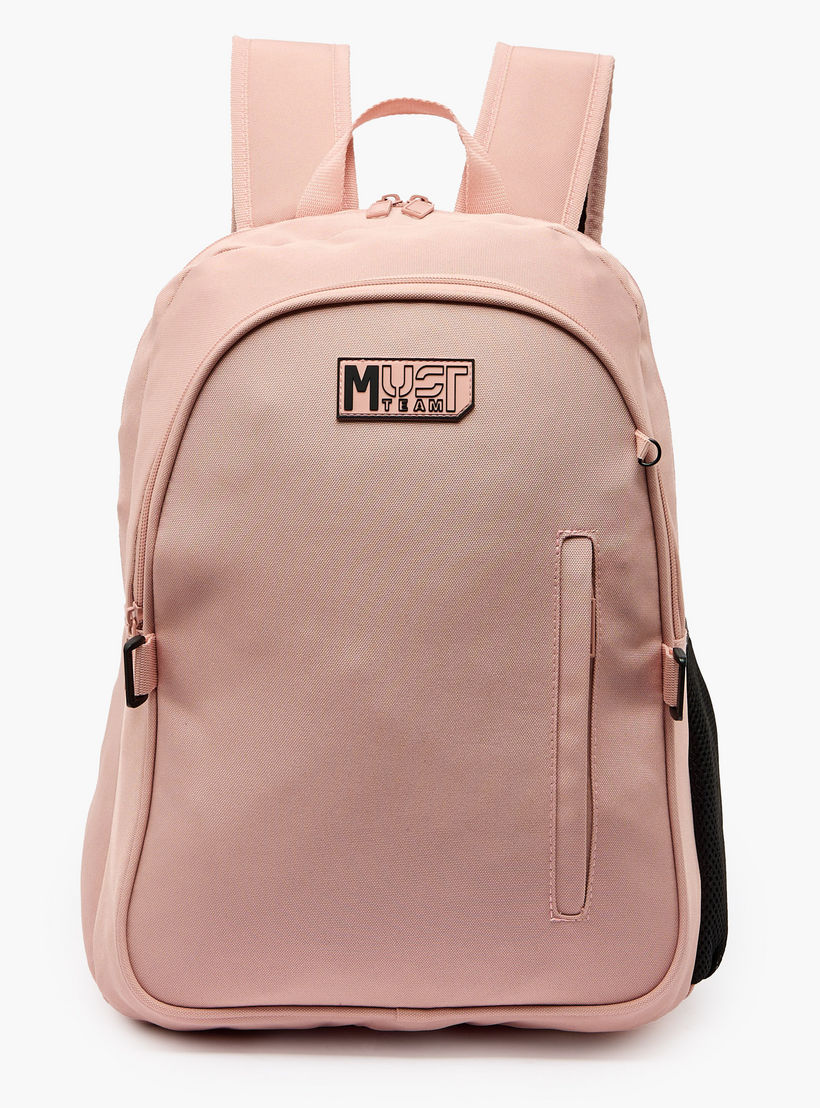 MustTeam Solid 3-Piece Backpack School Set for Girls 8-13 Years with Lunch Bag and Pouch - 16 inches-school-bagsandbackpacks-backpacks-image-5