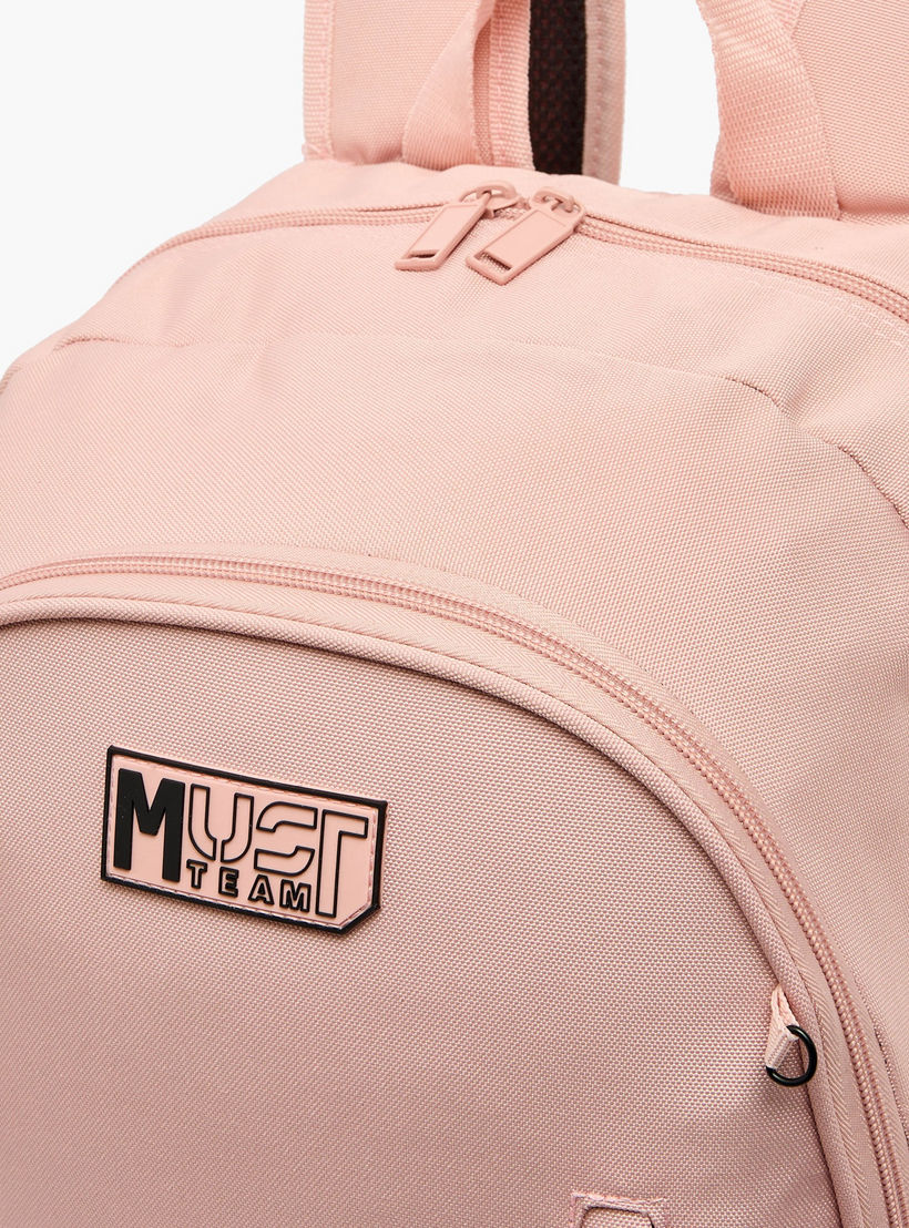MustTeam Solid 3-Piece Backpack School Set for Girls 8-13 Years with Lunch Bag and Pouch - 16 inches-school-bagsandbackpacks-backpacks-image-7