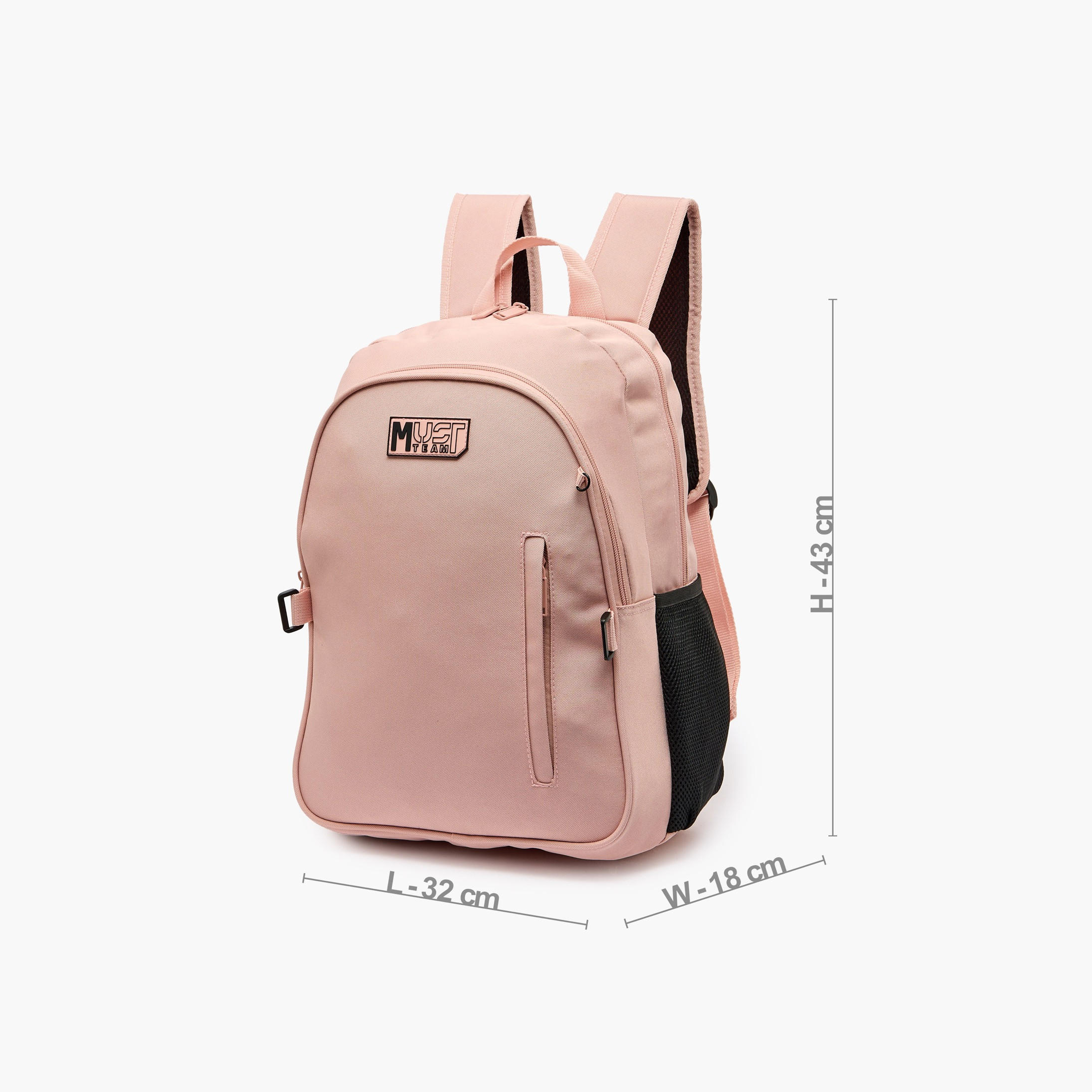 MustTeam Solid 3-Piece Backpack School Set for Girls 8-13 Years with Lunch Bag and Pouch - 16 inches-school-bagsandbackpacks-backpacks-image-9