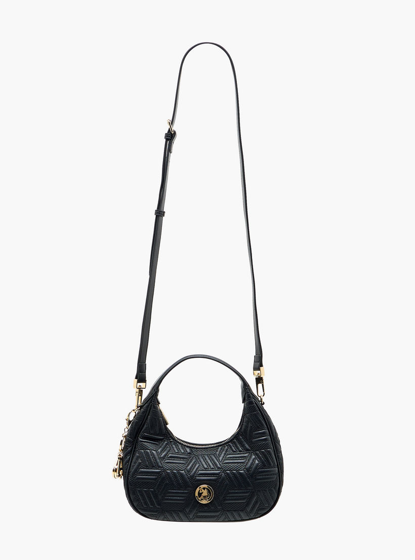 شنطة كتف مبطنة بحزام قابل للفصل من يو إس بولو أسن-women-bagsandwallets-handbags-image-3