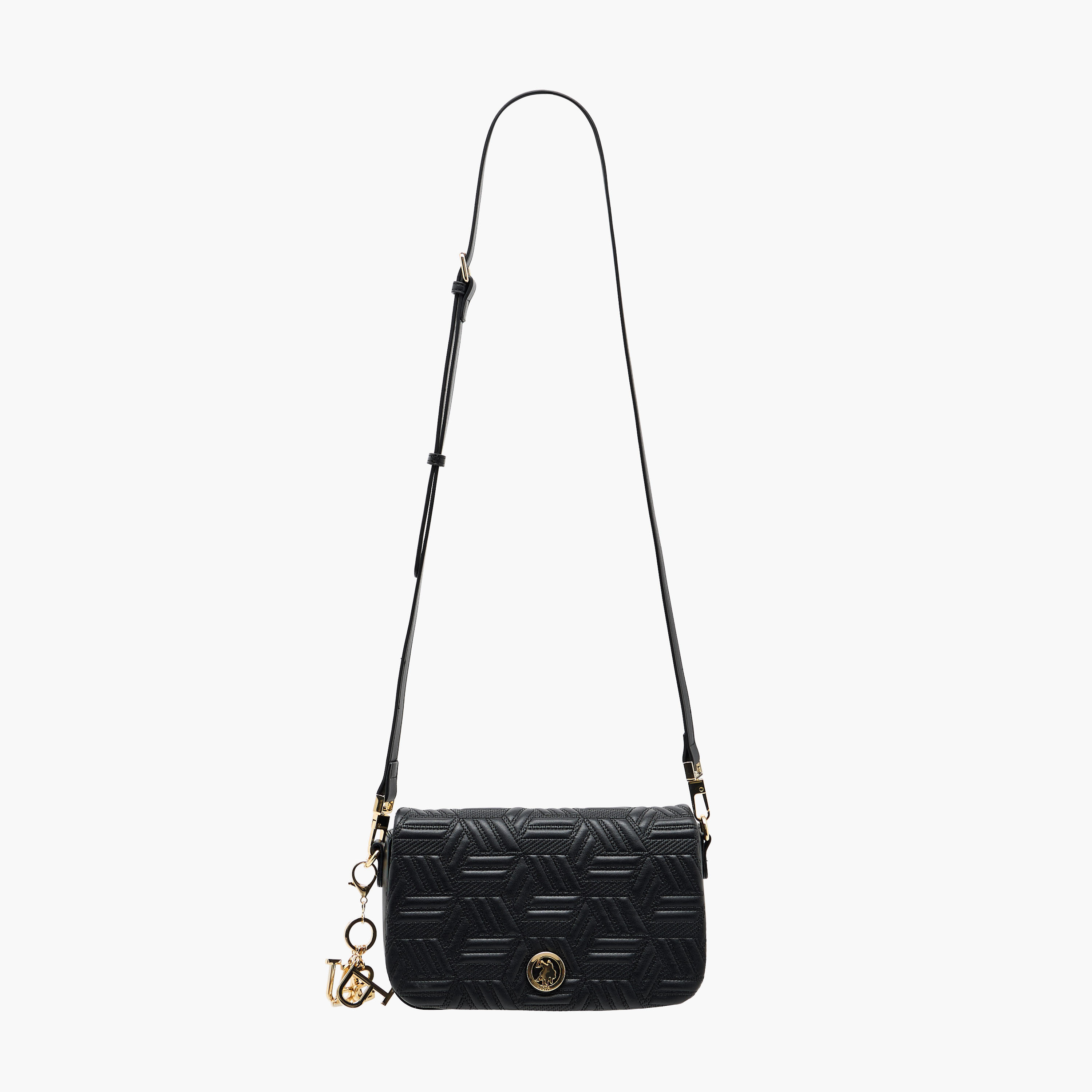 شنطة كروس بودي مبطنة بحزام قابل للتعديل من يو إس بولو أسن-women-bagsandwallets-handbags-image-3