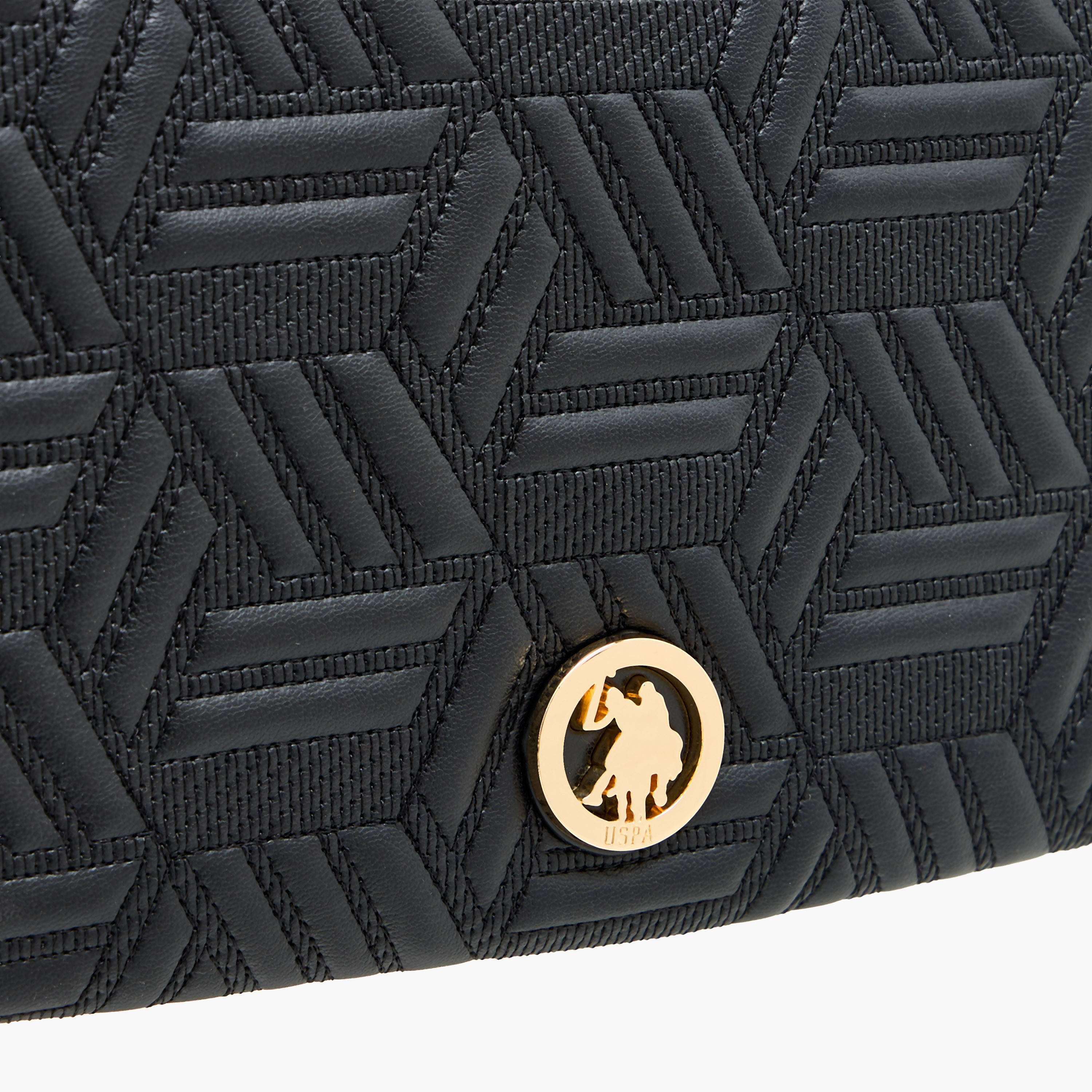 شنطة كروس بودي مبطنة بحزام قابل للتعديل من يو إس بولو أسن-women-bagsandwallets-handbags-image-5
