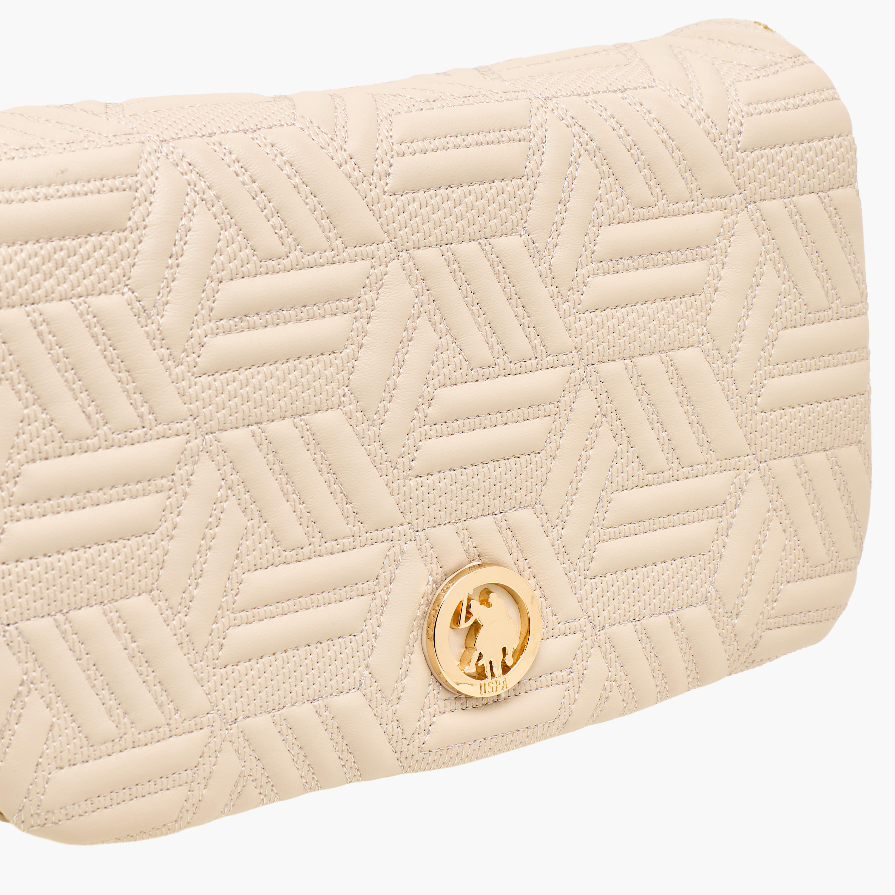 US POLO ASSN. Quilted Crossbody Bag with Adjustable Strap-women-bagsandwallets-handbags-image-5