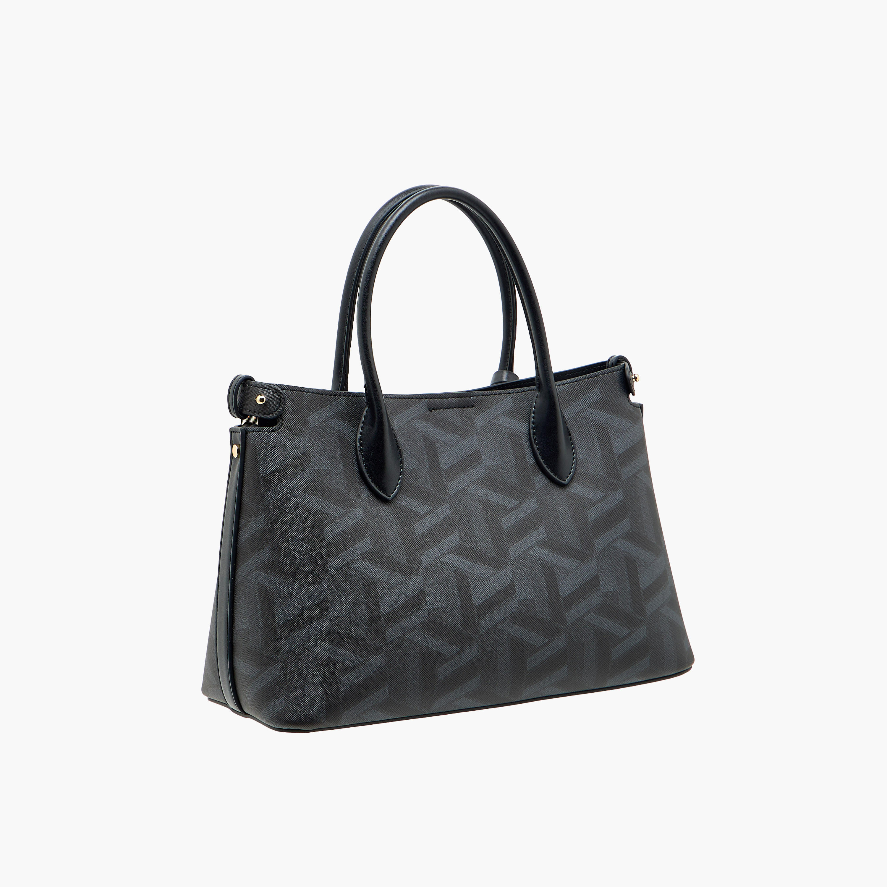 US POLO ASSN. Geometric Print Tote Bag with Coin Pouch-women-bagsandwallets-handbags-image-4