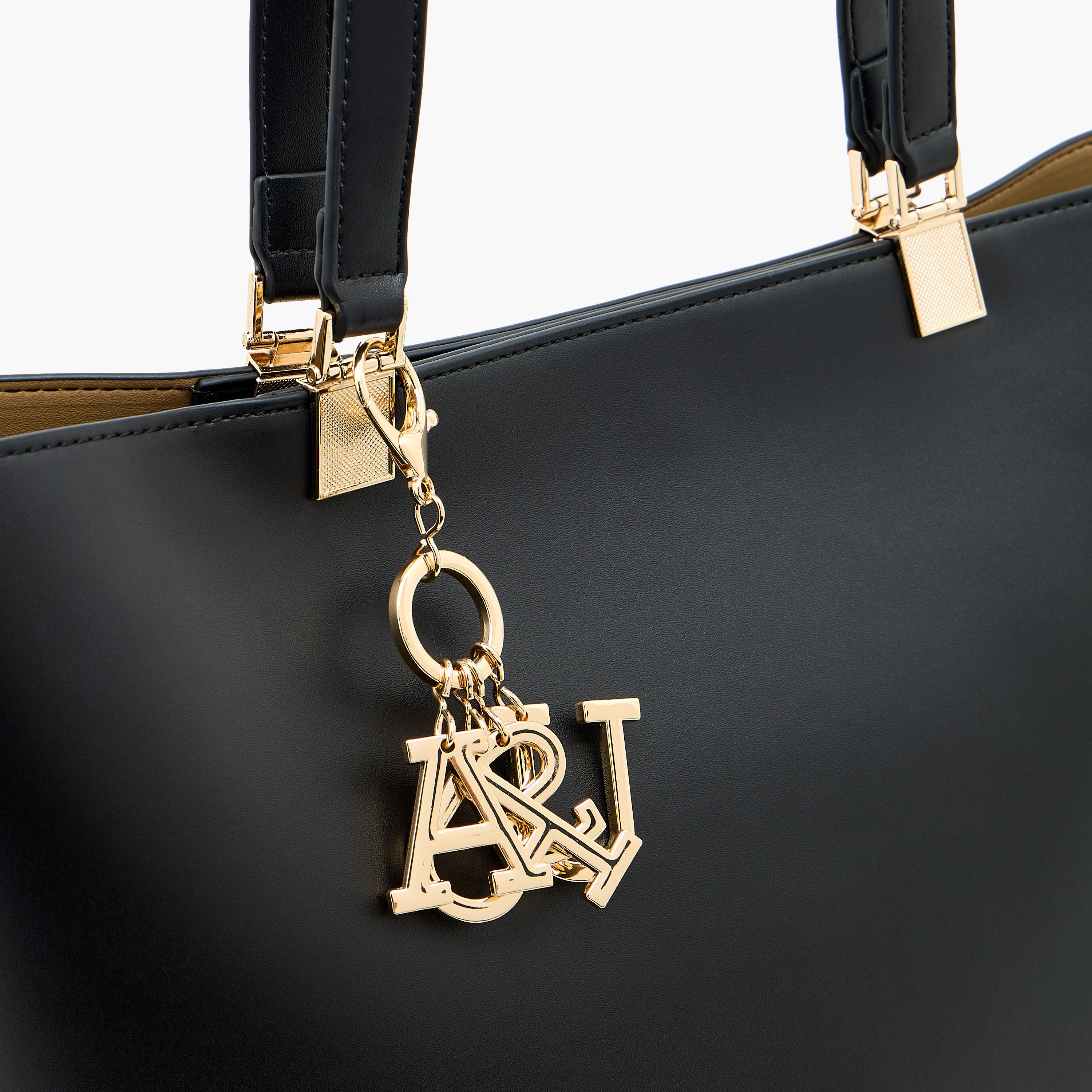 US POLO ASSN. Charm Detail Tote Bag with Detachable Strap-women-bagsandwallets-handbags-image-5