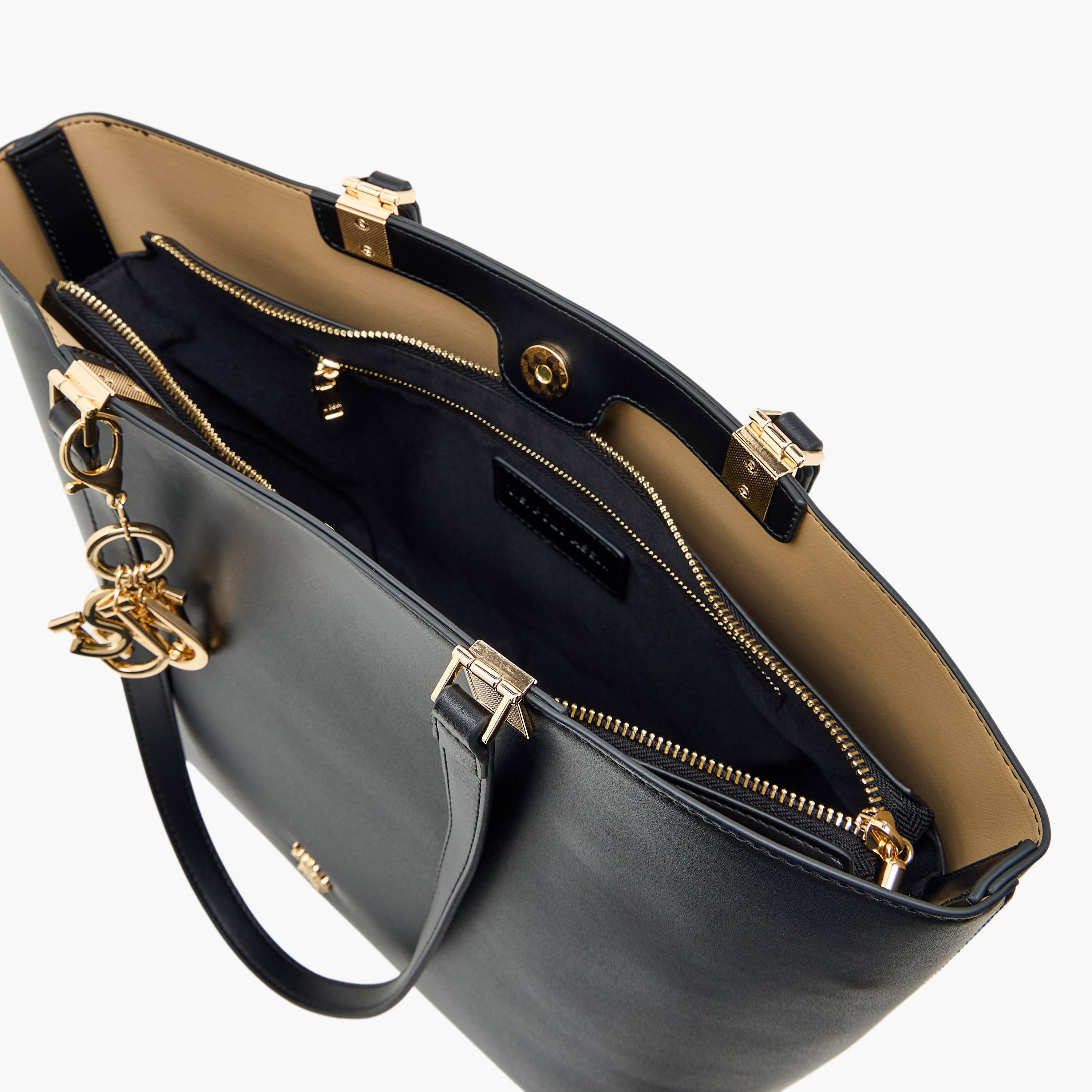 US POLO ASSN. Charm Detail Tote Bag with Detachable Strap-women-bagsandwallets-handbags-image-9