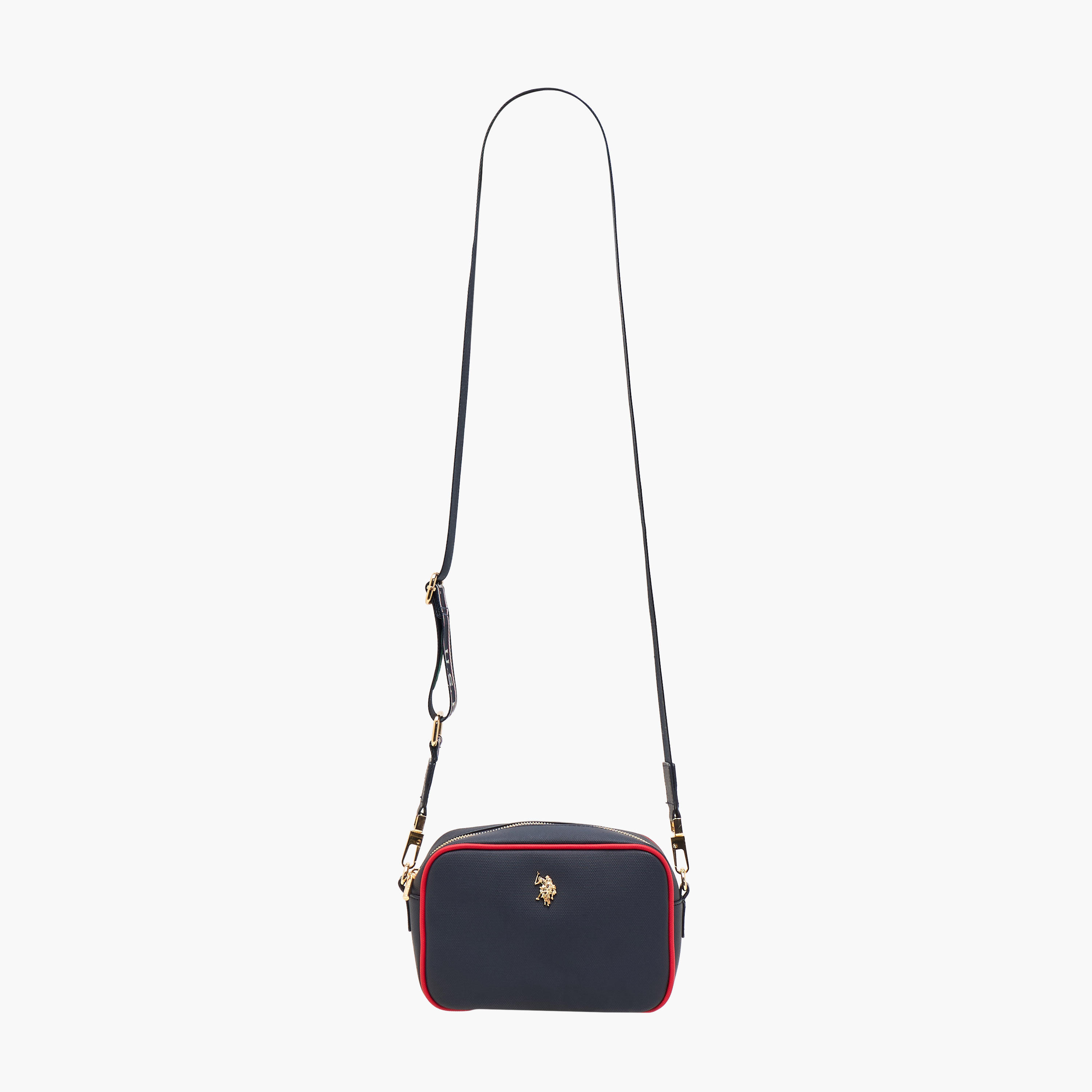 US POLO ASSN. Textured Crossbody Bag with Adjustable Strap-women-bagsandwallets-handbags-image-3
