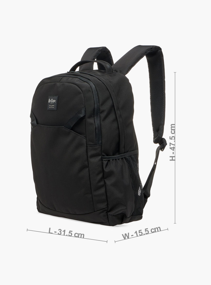 Lee Cooper Solid School Backpack for Kids 13 Years with Padded Shoulder Straps-boys-accessories-bagsandbackpacks-image-3