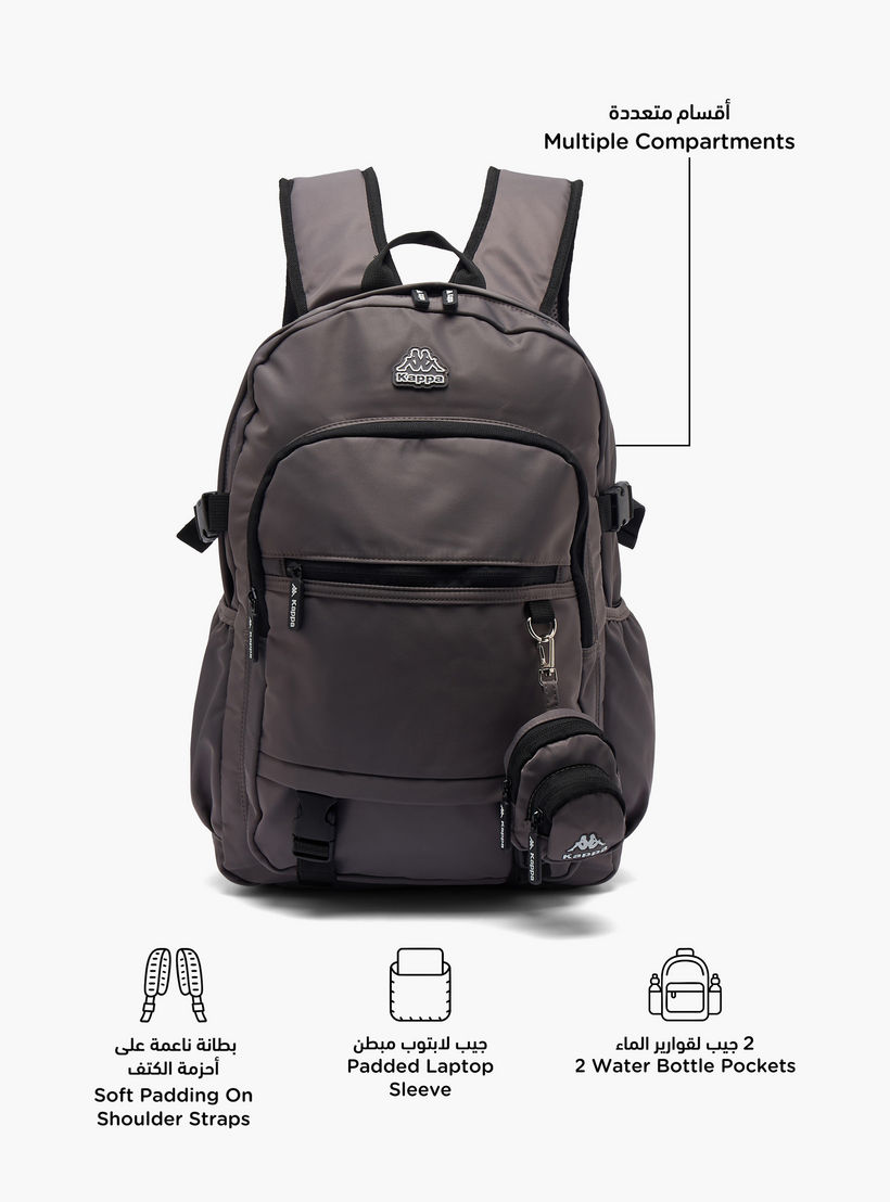 Kappa Solid Backpack for Kids 13+ Years with Detachable Pouch-boys-accessories-bagsandbackpacks-image-2