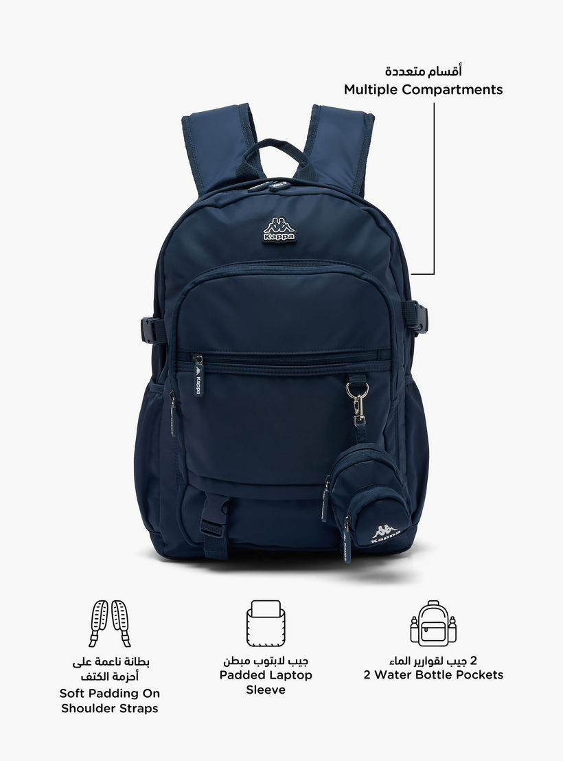 Kappa Solid Backpack for Kids 13+ Years with Detachable Pouch-boys-accessories-bagsandbackpacks-image-2