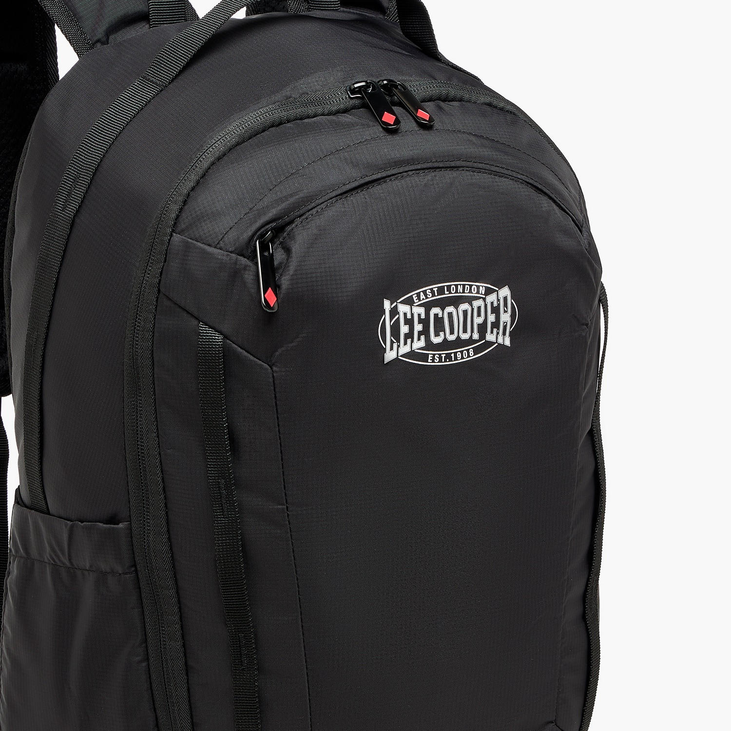Lee Cooper Logo Print School Backpack for Kids 13 Years+ with Padded Shoulder Straps-boys-accessories-bagsandbackpacks-image-2