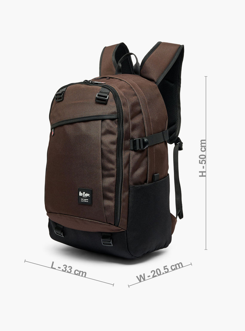 Lee Cooper Solid School Backpack for Kids 13 Years+ with Padded Shoulder Straps-boys-accessories-bagsandbackpacks-image-6