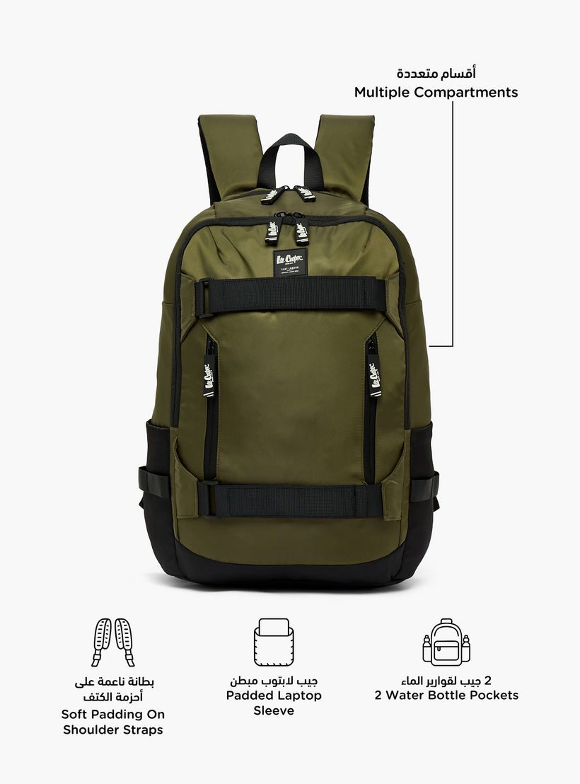 Lee Cooper Solid Backpack for Kids 13 Years+ with Padded Shoulder Straps-boys-accessories-bagsandbackpacks-image-5