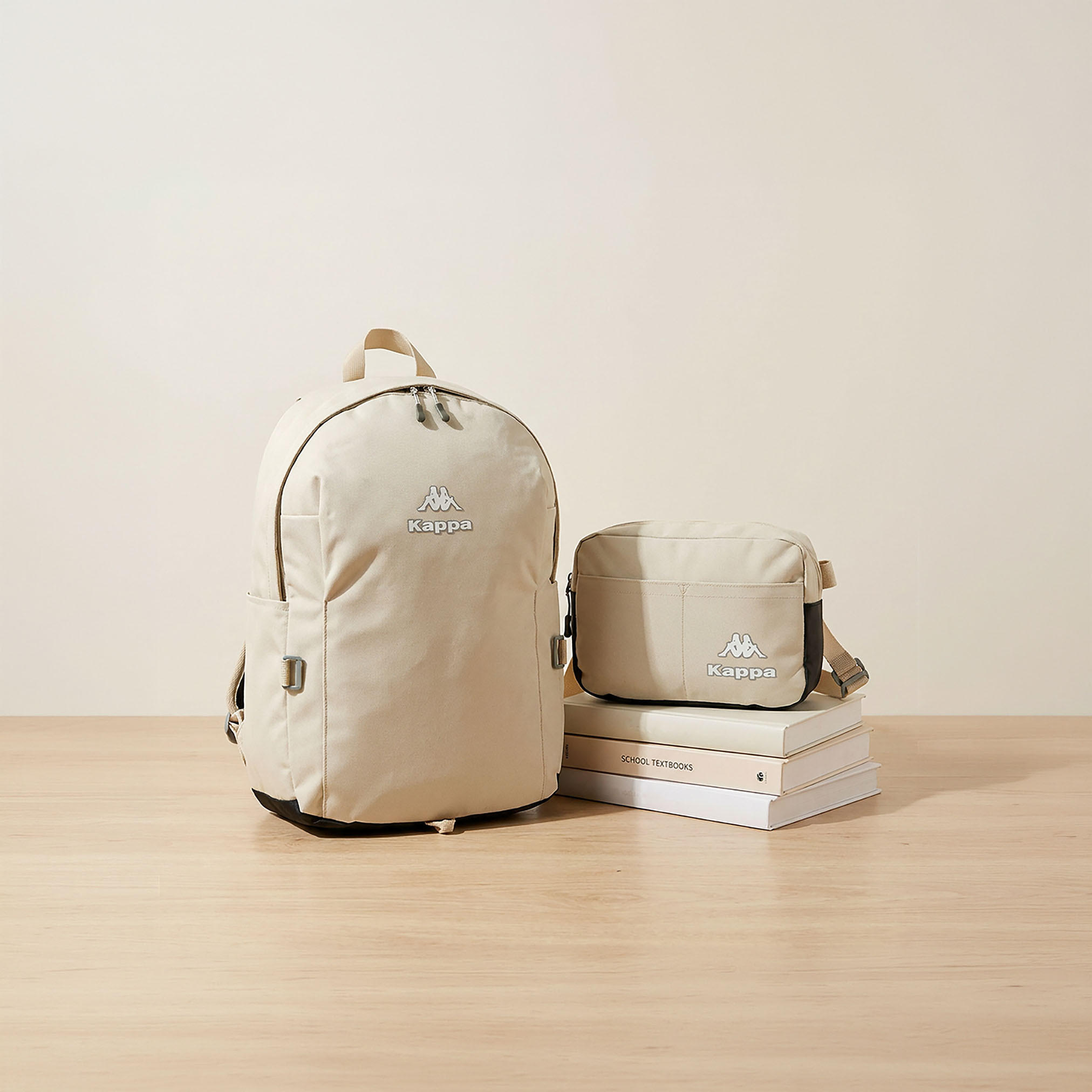 شنطة ظهر للأطفال 13+ سنة بأحزمة كتف مبطنة مع مقلمة بطبعات شعار من كابا-school-bagsandbackpacks-backpacks-image-1