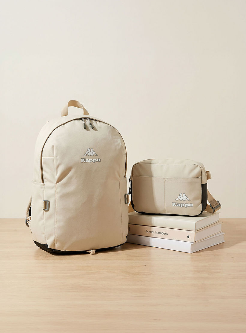 شنطة ظهر للأطفال 13+ سنة بأحزمة كتف مبطنة مع مقلمة بطبعات شعار من كابا-school-bagsandbackpacks-backpacks-image-1