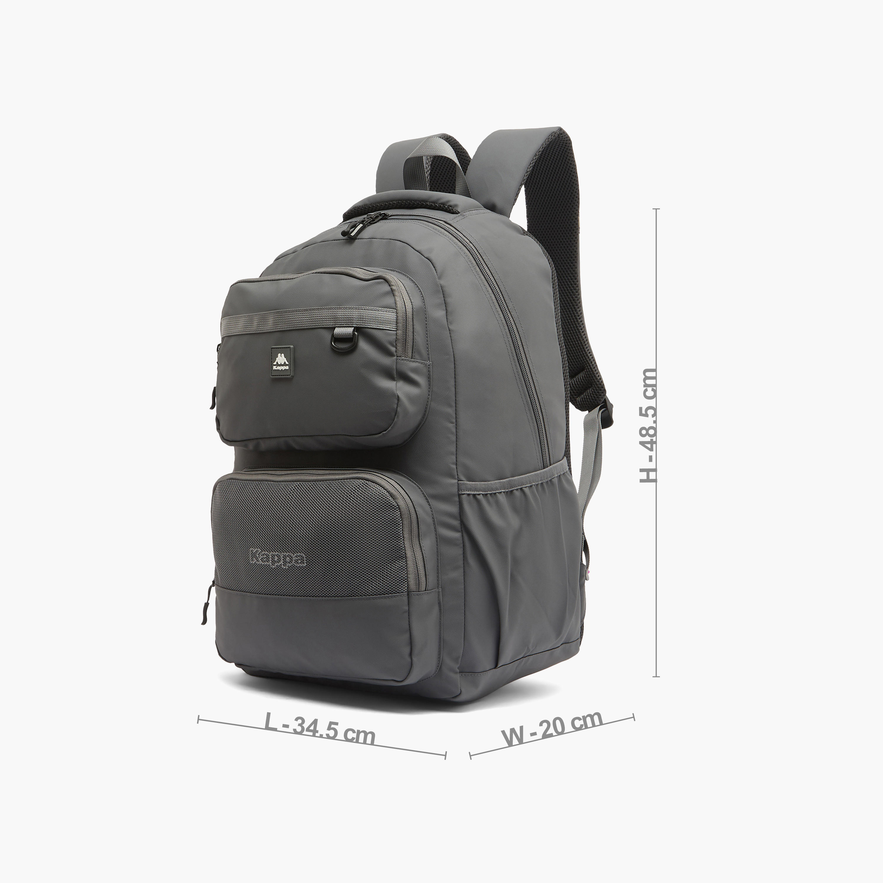 Kappa Solid School Backpack for Kids 13 Years+ with Padded Shoulder Straps-boys-accessories-bagsandbackpacks-image-6