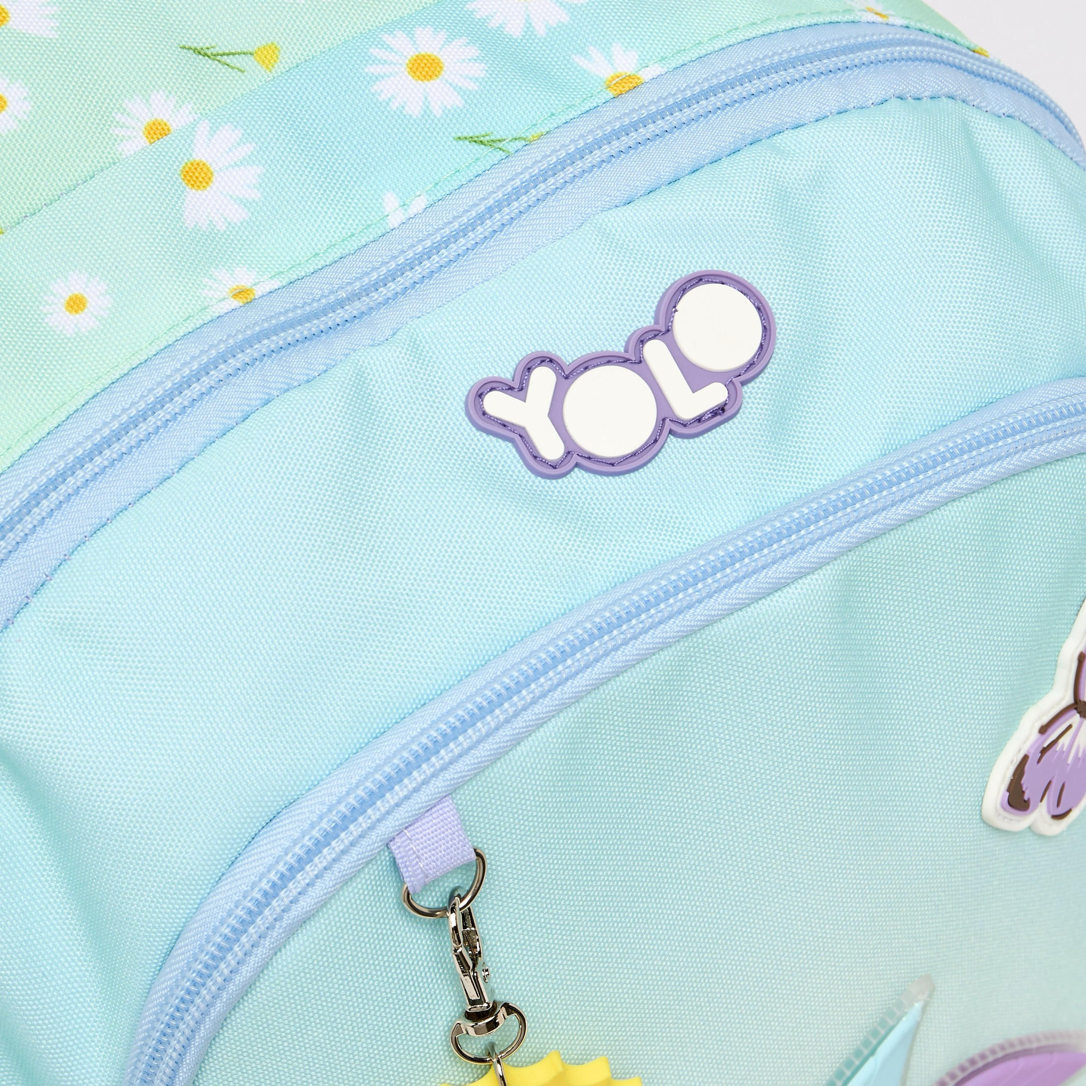 شنطة ظهر بأحزمة مبطنة وطبعات زهرية للبنات بعمر 8-13 سنة من يولو - 18 بوصة-school-bagsandbackpacks-backpacks-image-9