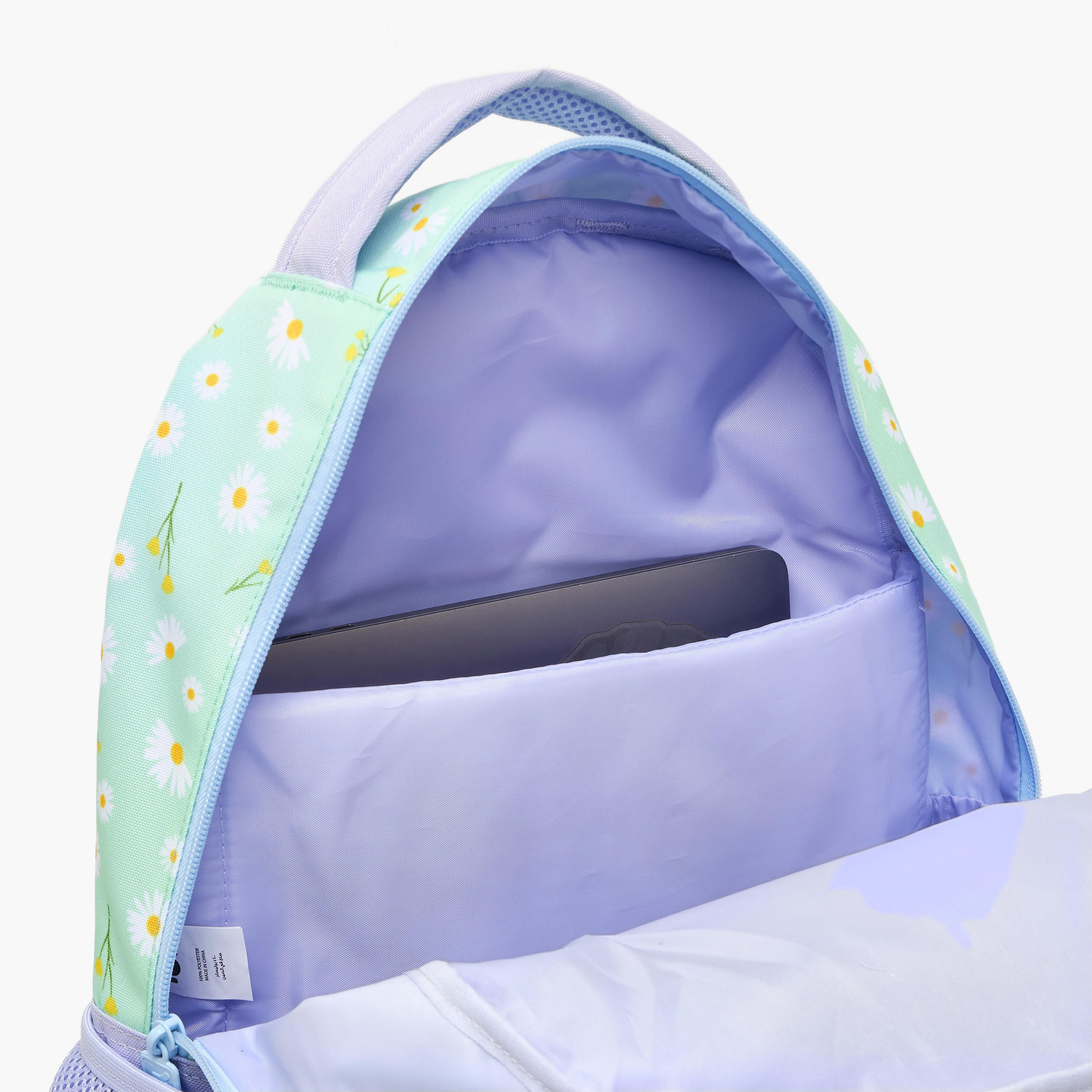 شنطة ظهر بأحزمة مبطنة وطبعات زهرية للبنات بعمر 8-13 سنة من يولو - 18 بوصة-school-bagsandbackpacks-backpacks-image-11