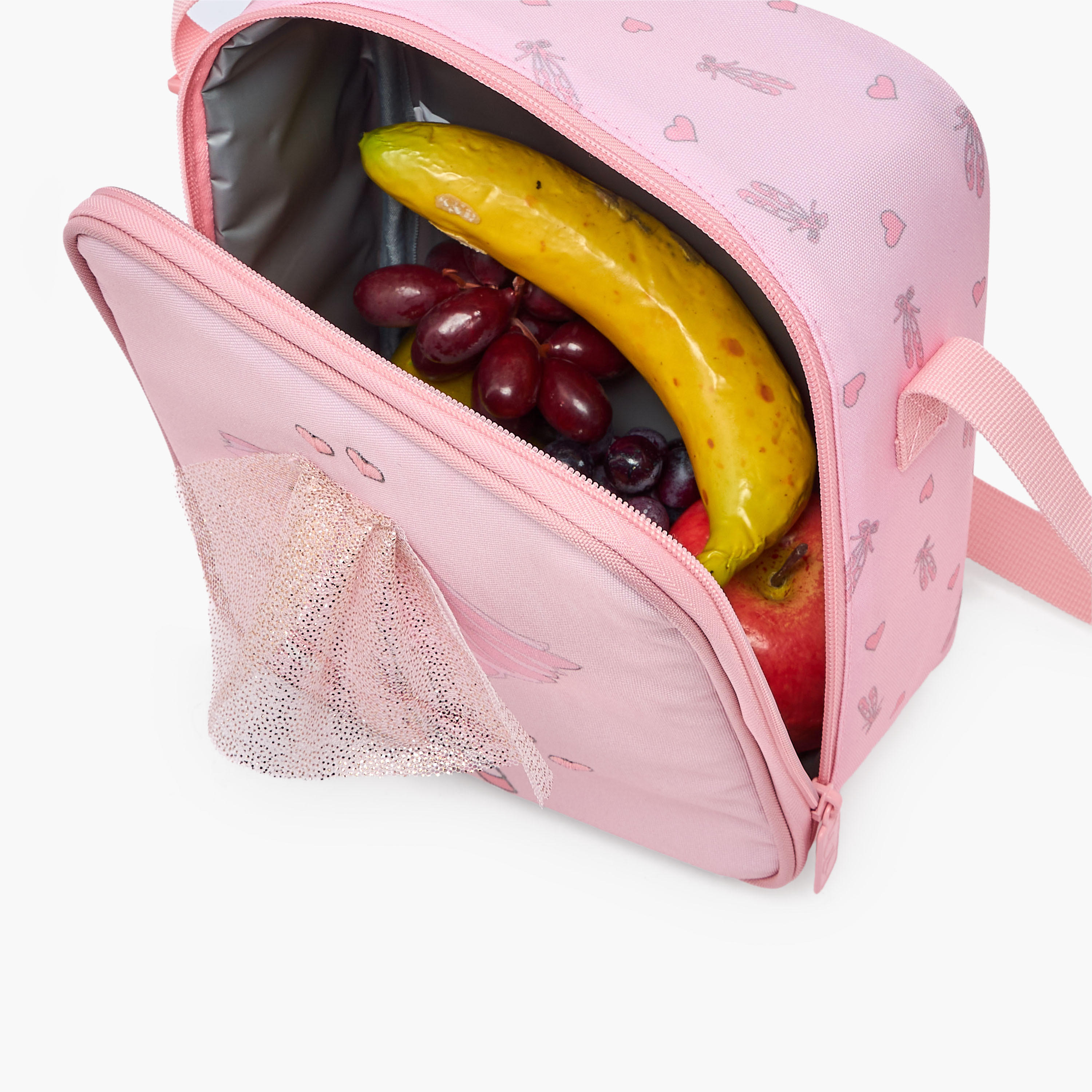 شنطة غداء بطبعات راقصة باليه وحزام قابل للتعديل للبنات 5-8 سنوات من يولو-school-lunchessentials-lunchbags-image-3