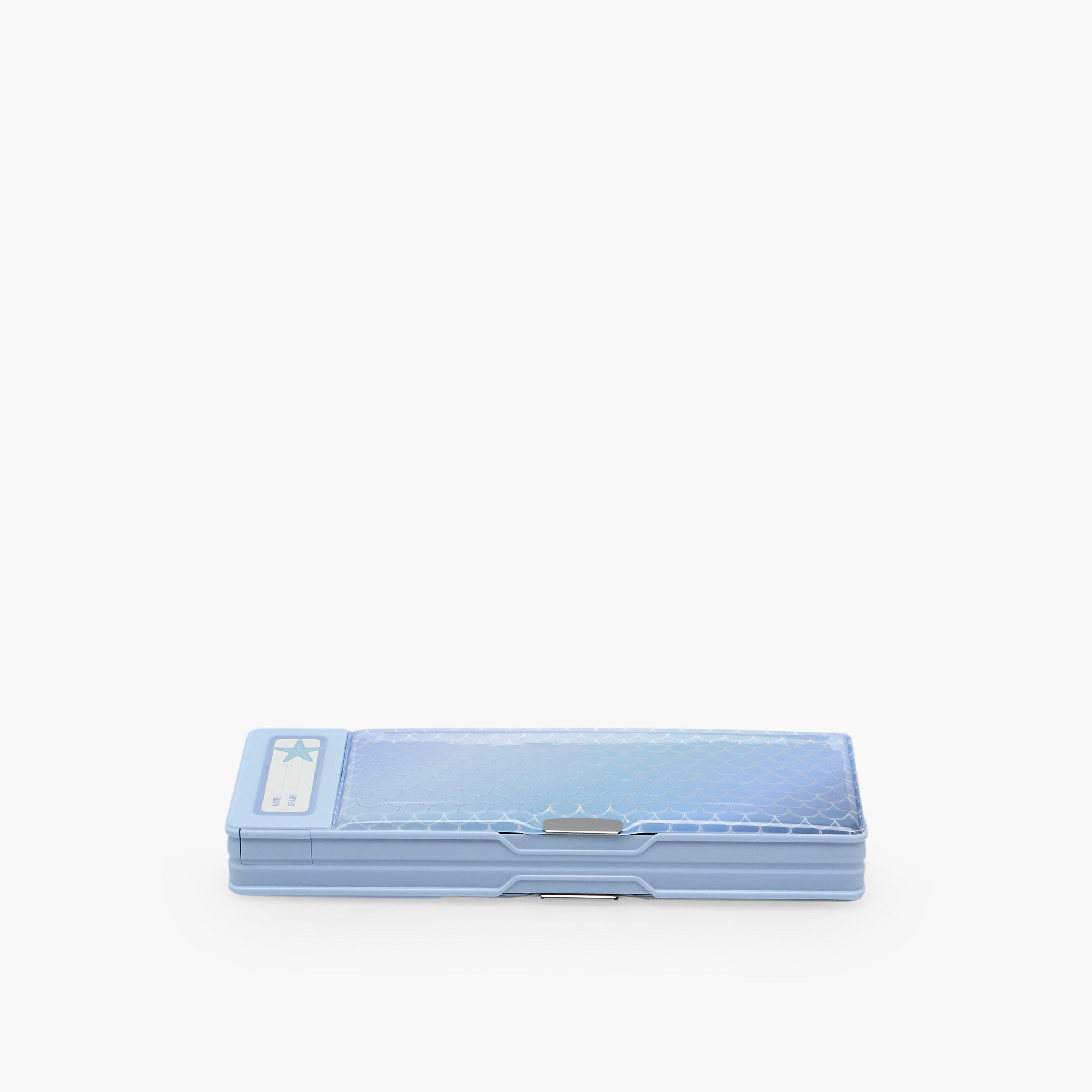 Yolo Ocean Shell Print Pencil Case with Calculator-school-stationery-pencilcases-image-1