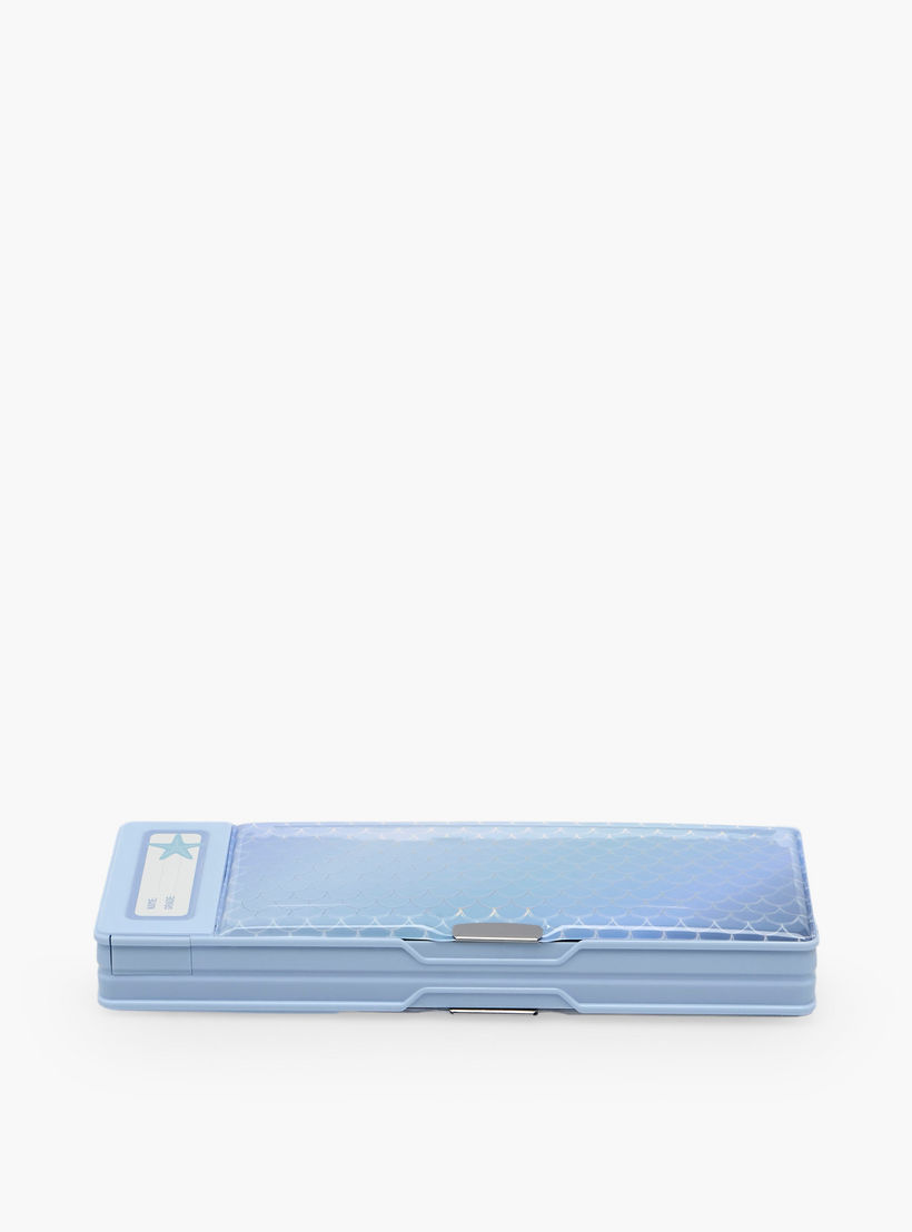 Yolo Ocean Shell Print Pencil Case with Calculator-school-stationery-pencilcases-image-1