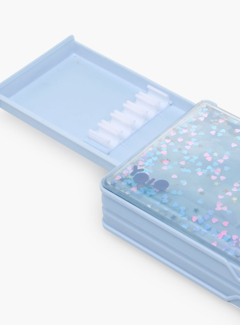 Yolo Ocean Shell Print Pencil Case with Calculator-school-stationery-pencilcases-image-6