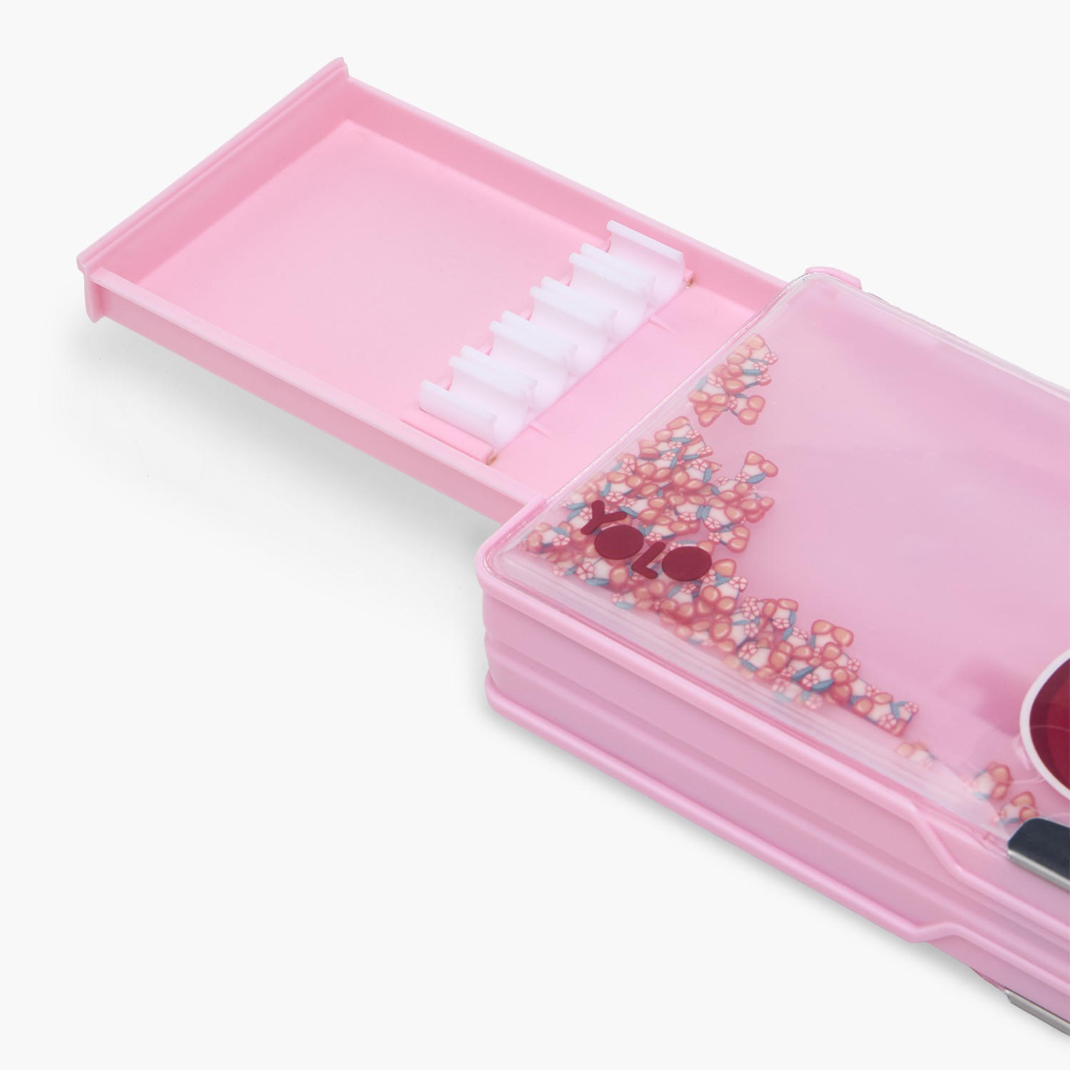 Yolo Cherry Print Pencil Case with Flap Closure-school-stationery-pencilcases-image-6