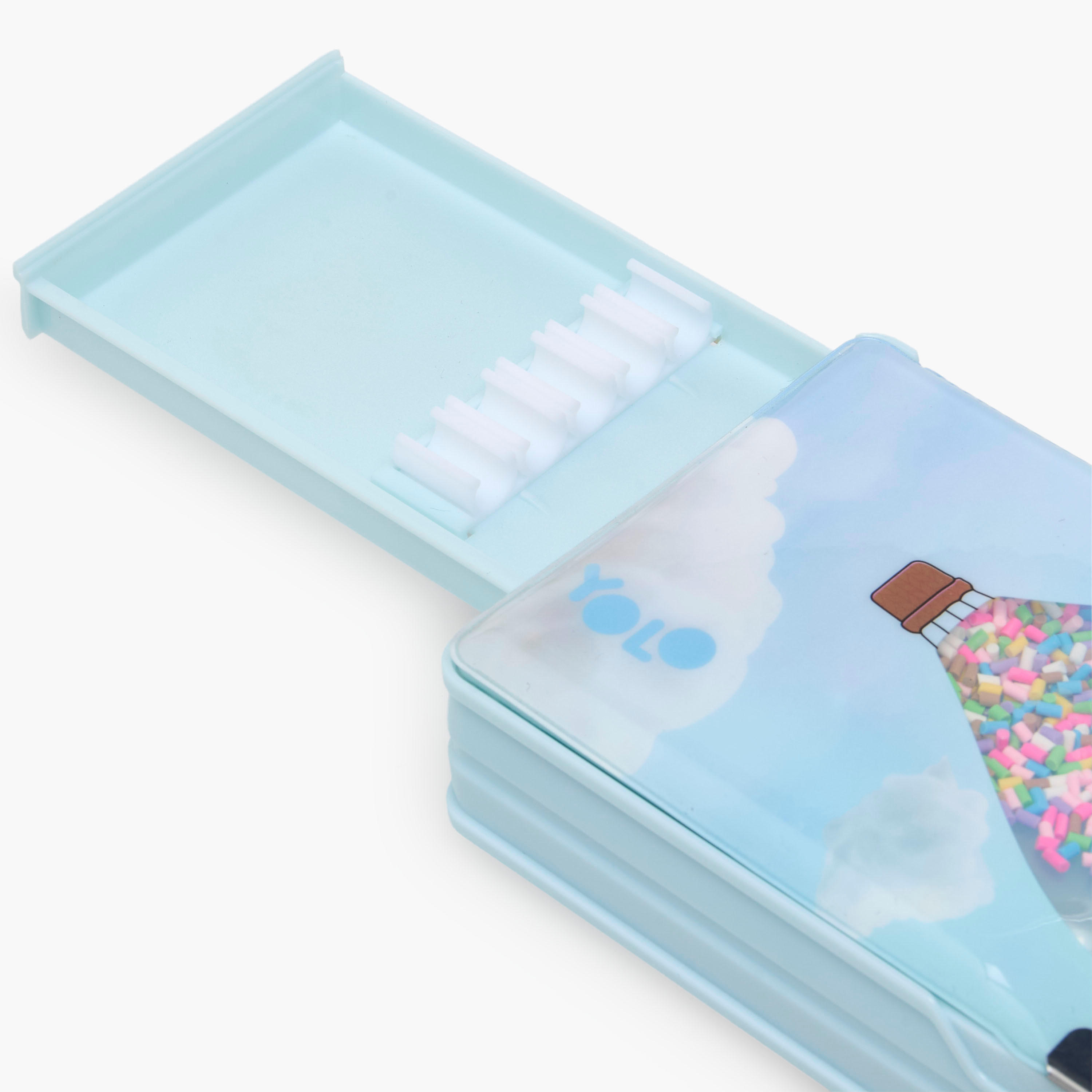 Yolo Balloon Print Pencil Case with Calculator-school-stationery-pencilcases-image-6