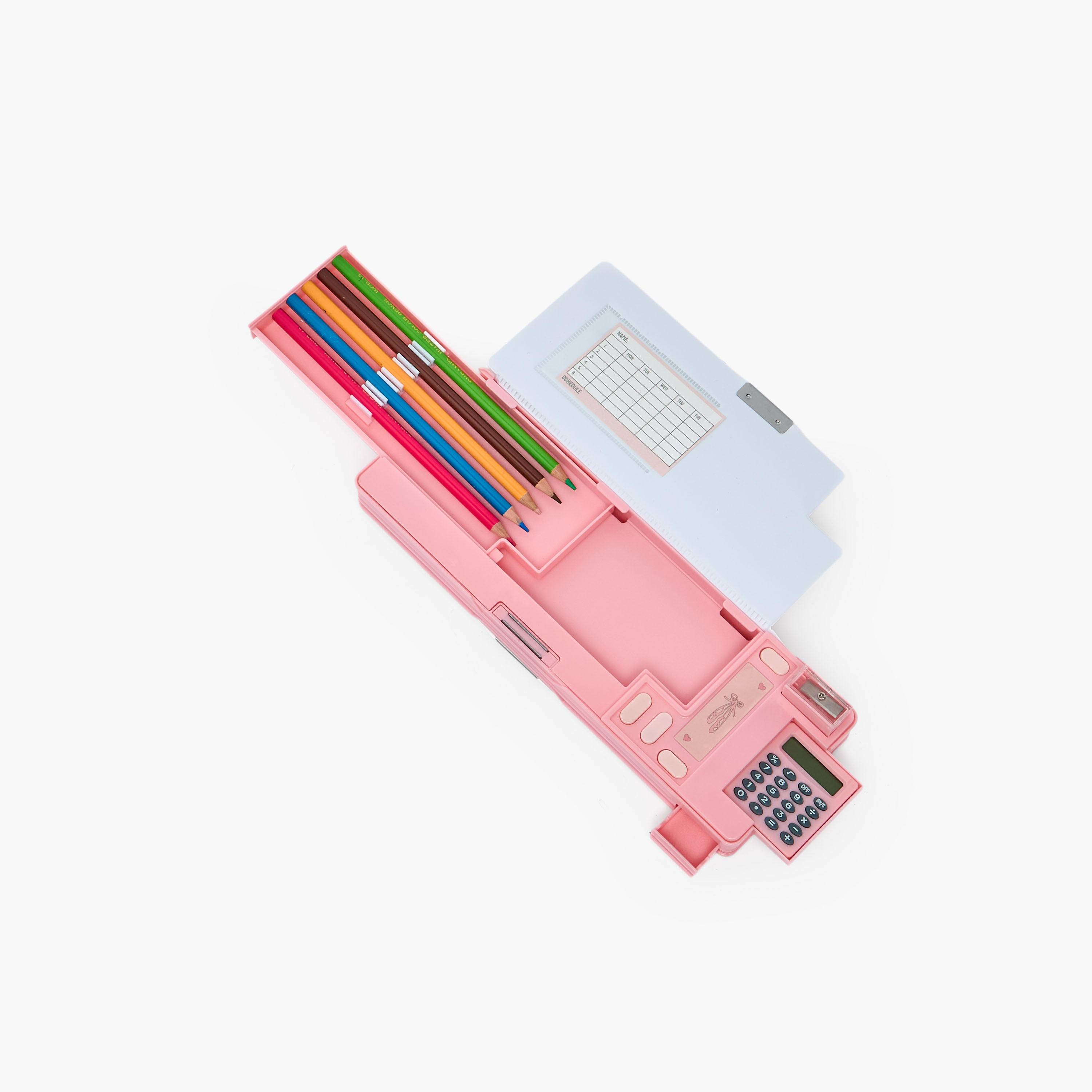 مقلمة أقلام بطبعة باليرينا بقسمين من يولو-school-stationery-pencilcases-image-7
