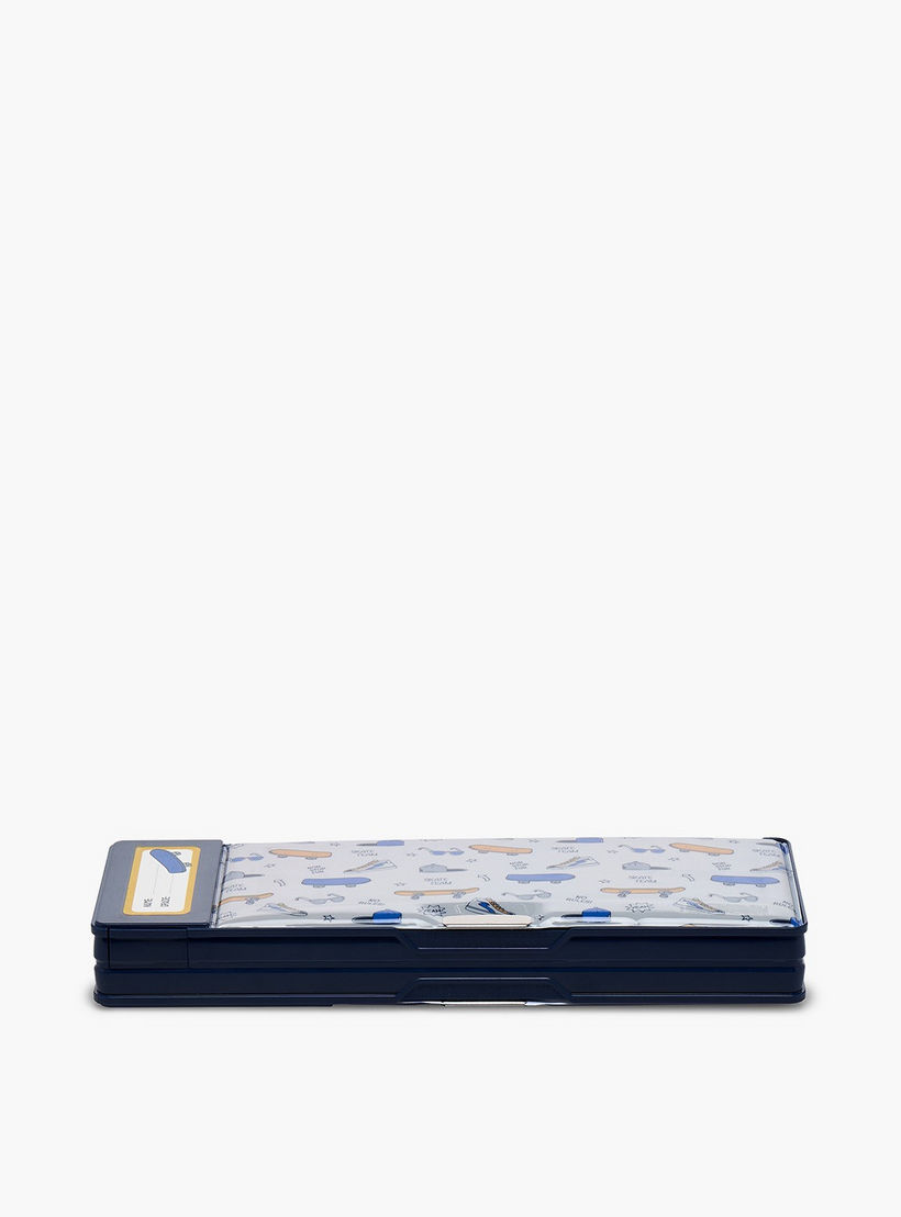 Yolo Skateboard Print Pencil Case with Calculator-school-stationery-pencilcases-image-1